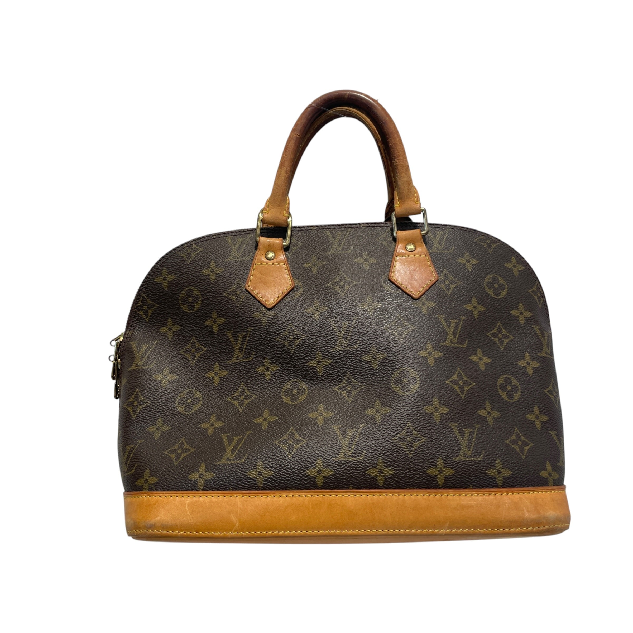 LOUIS VUITTON/Hand Bag/Monogram/Leather/BRW/Alma Handbag view 2