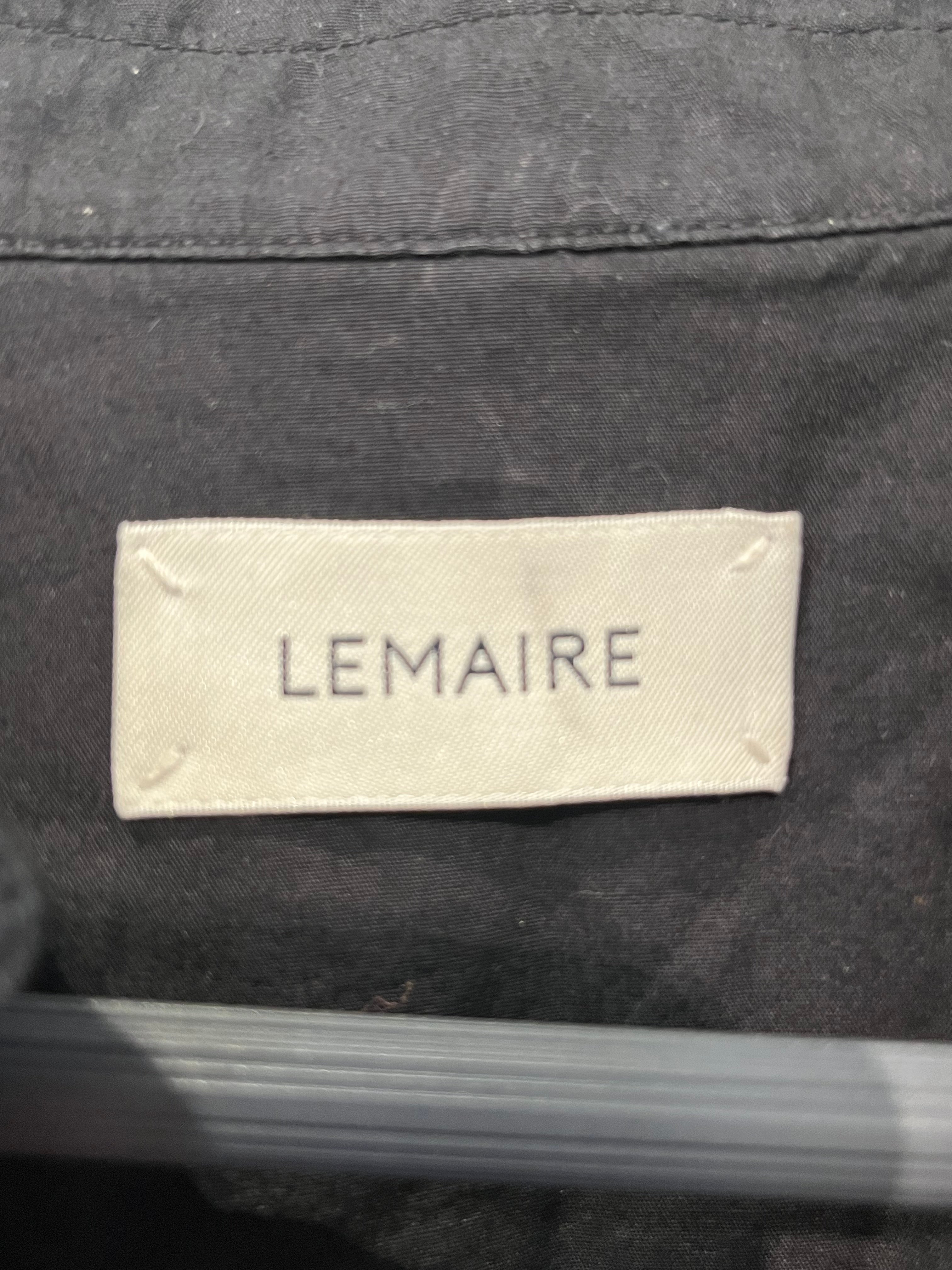 LEMAIRE/Shirt/40/Cotton/BLK/FLAT COLLAR BUTTONDOWN view 3