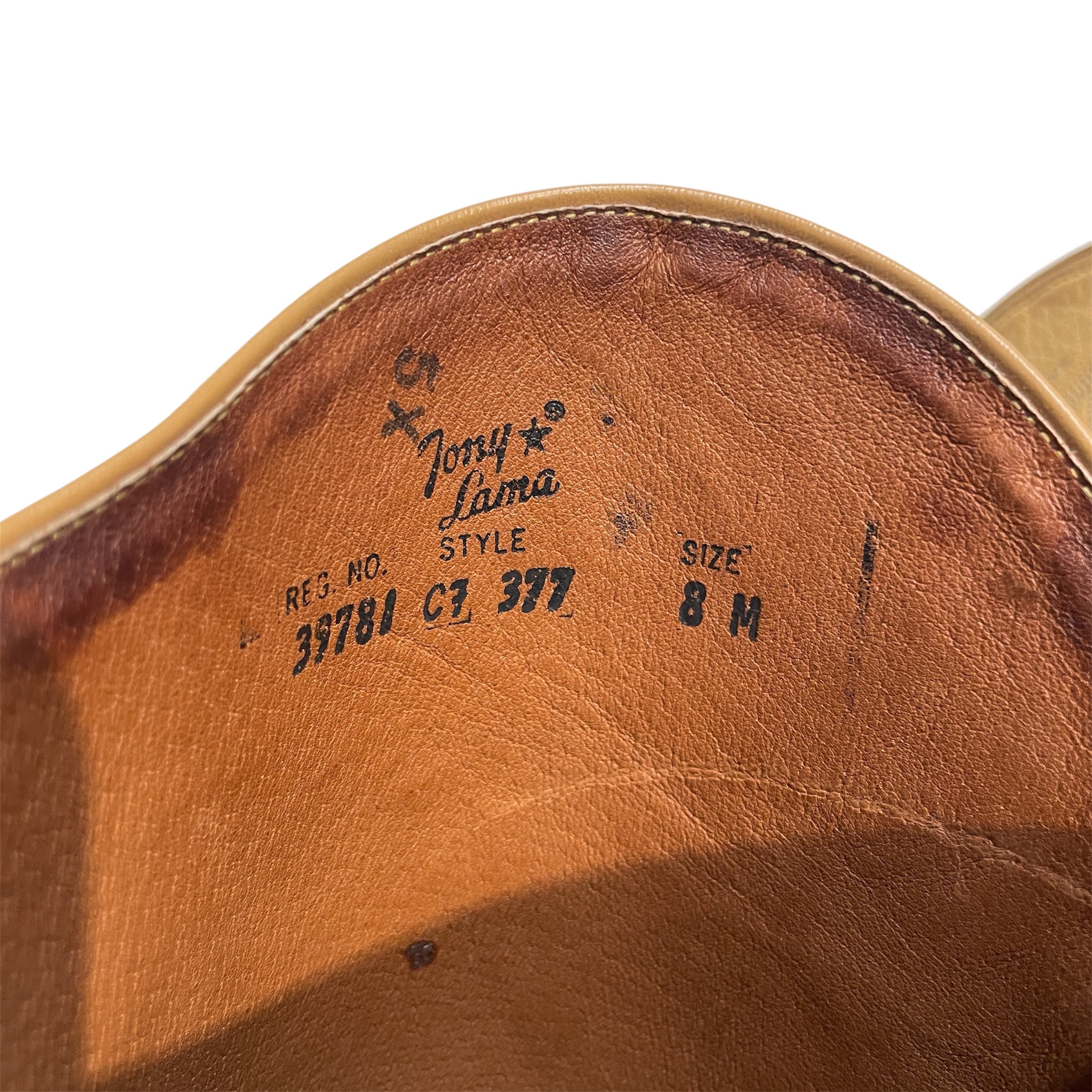 TONY LAMA/Cowboy Boots/US 8/Leather/CRM/ view 3