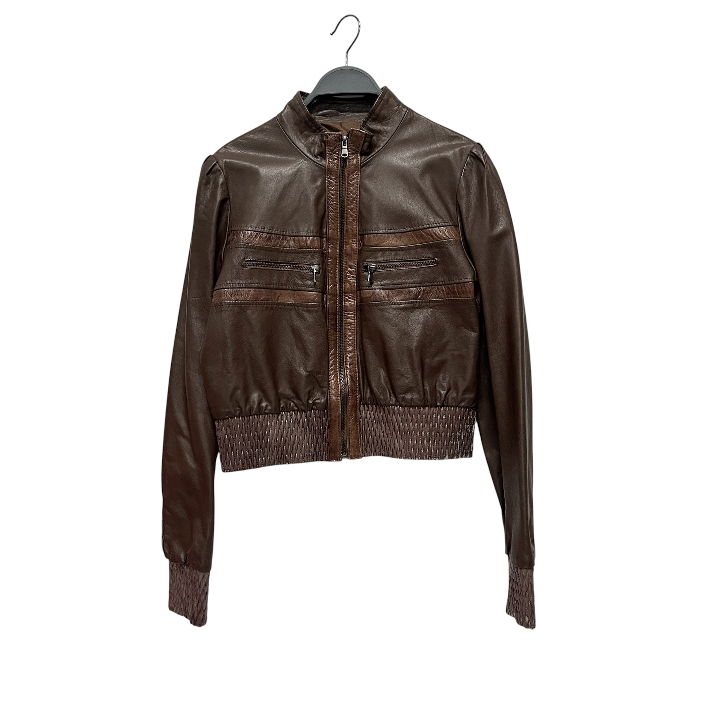 VERA PELLE/Leather Jkt/46/Leather/BRW/ view 1