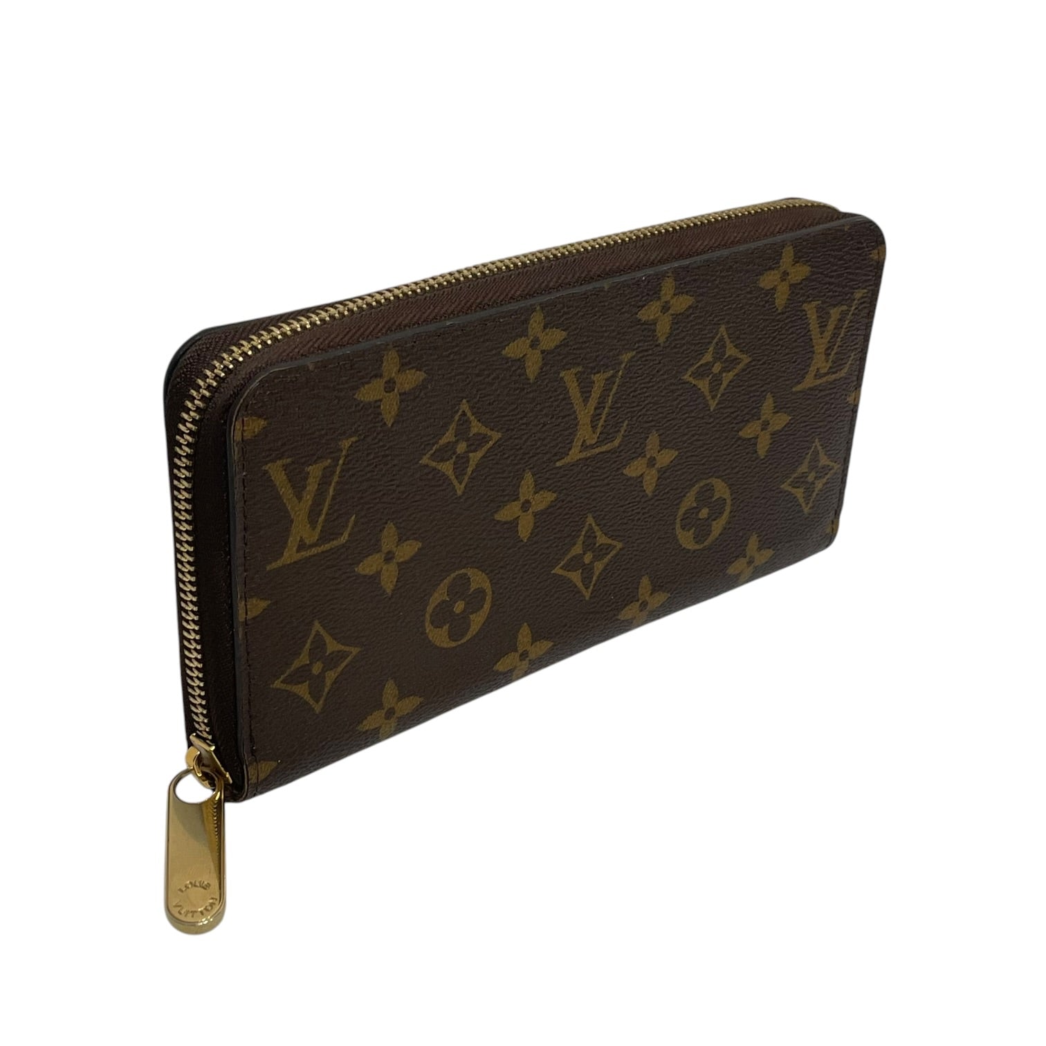 LOUIS VUITTON/Long Wallet/Monogram/Leather/BRW/L's/Pink Interior Zippy Wallet view 4