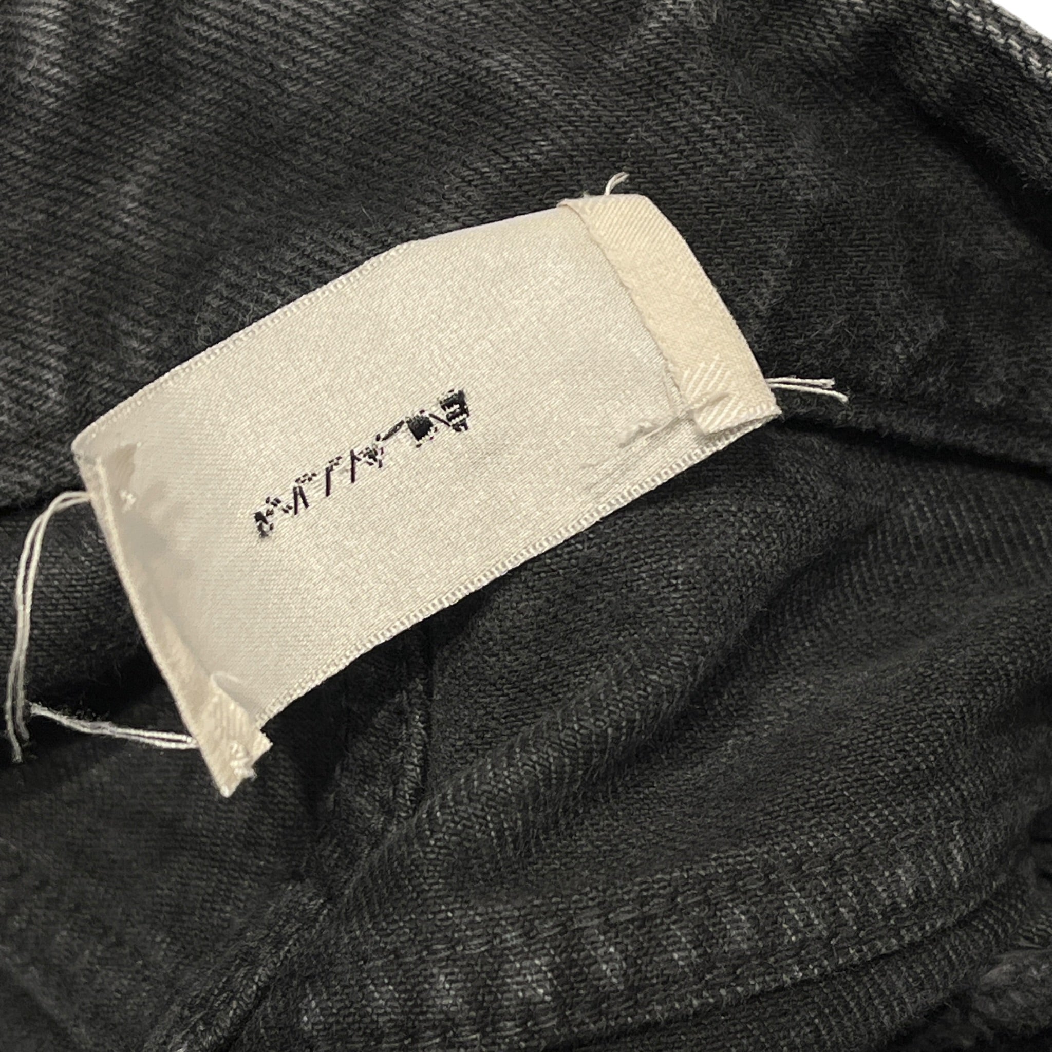 VUJA DE/Cargo Pants/S/Cotton/BLK/distressed view 5