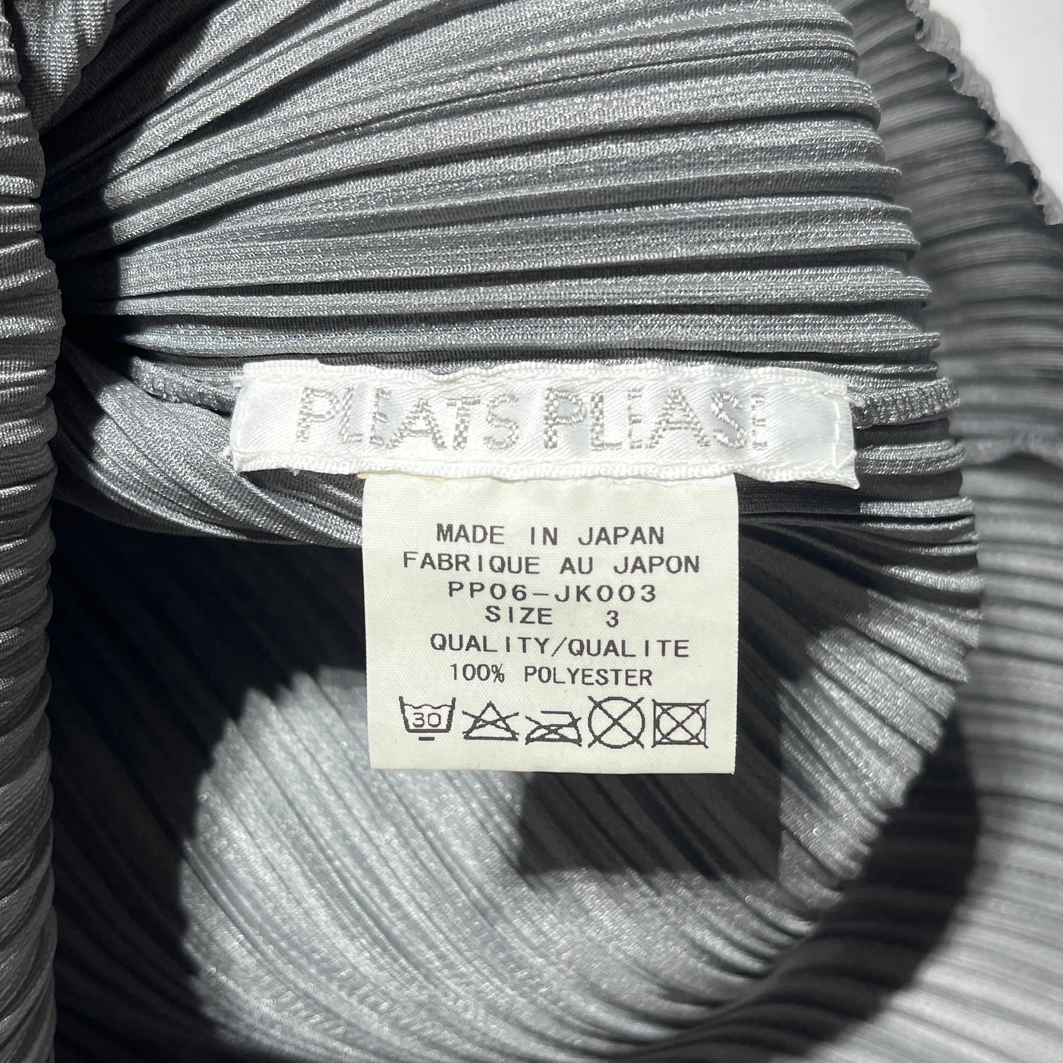 PLEATS PLEASE ISSEY MIYAKE/T-Shirt/S/Polyester/SLV/CREW NECK SHORT SLEEVE view 3