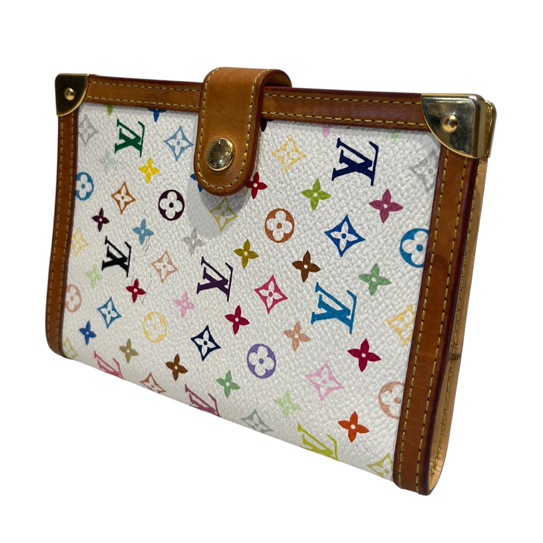 LOUIS VUITTON/Wallet/Monogram/Leather/WHT/T.MURAKAMI AGENDA PLANNER view 1