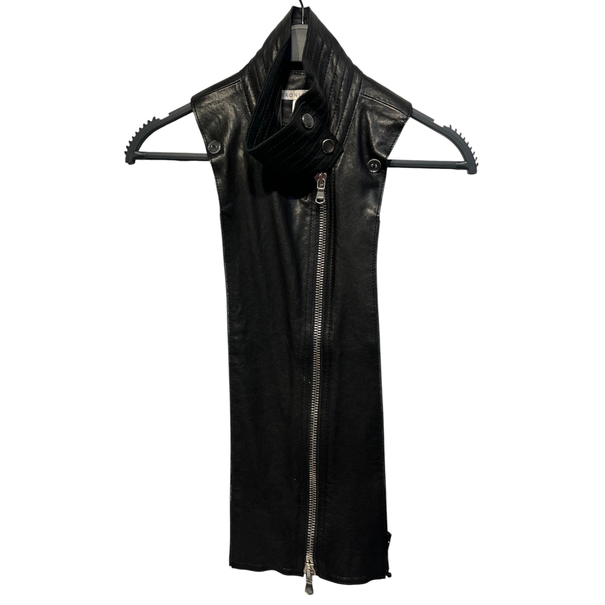 VERONICA BEARD/Vest/S/Leather/BLK/ view 1