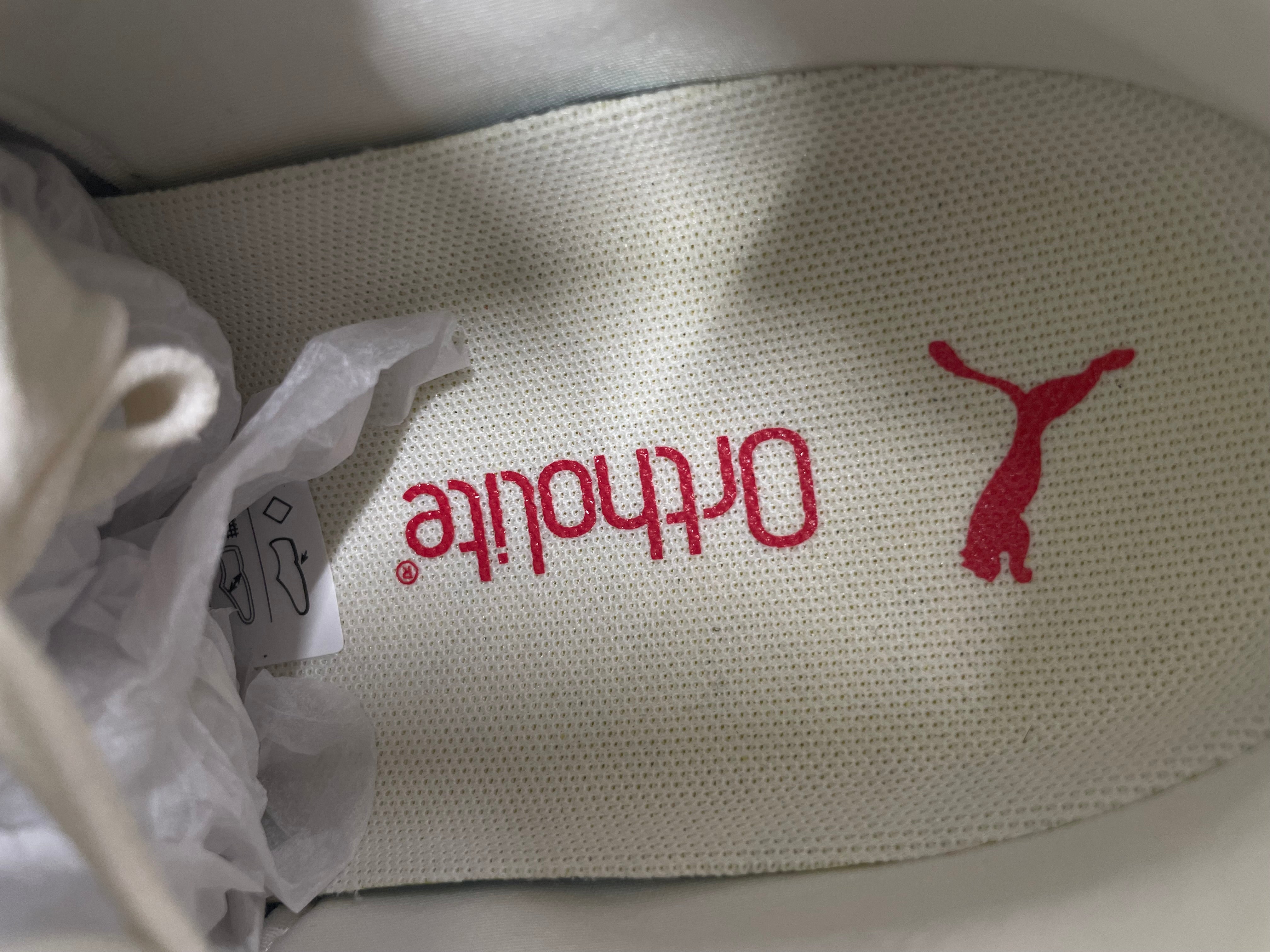 PUMA/Low-Sneakers/US 9.5/Suede/WHT/speedcat og view 3