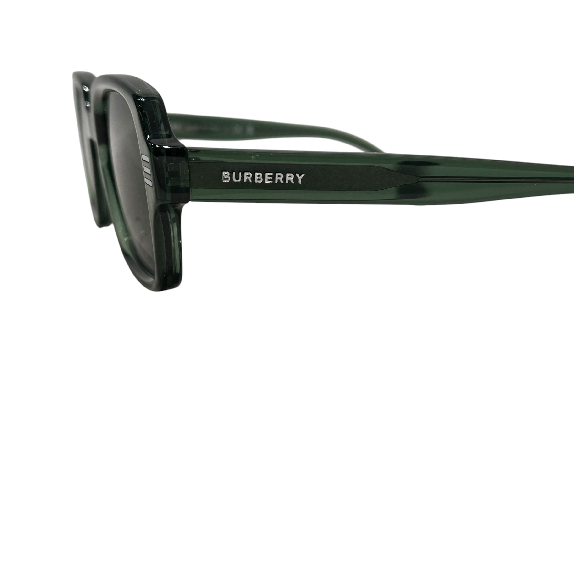 BURBERRY LONDON/Sunglasses/Plastic/GRN/GREEN RECTANGLE FRAME view 2