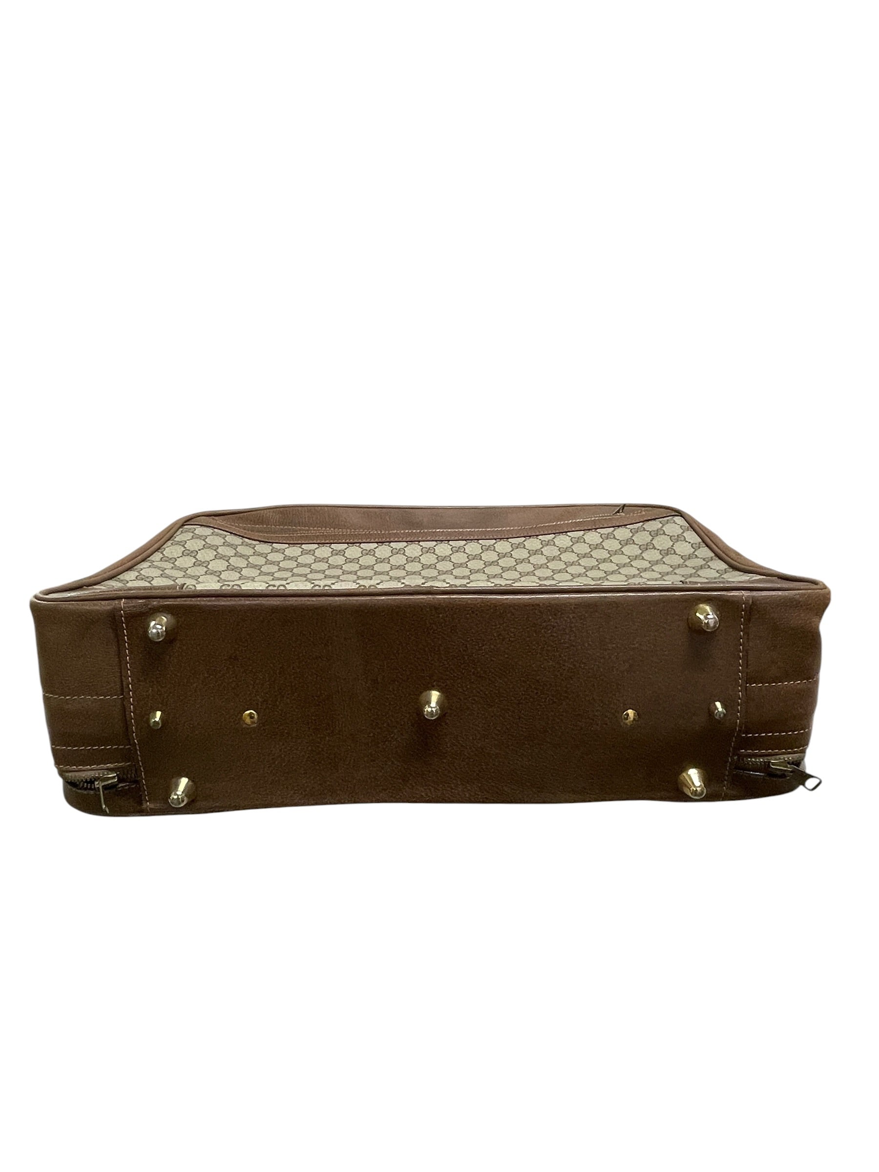 GUCCI/Briefcase/Graphic/Leather/BRW/Vintage GG Lock view 4