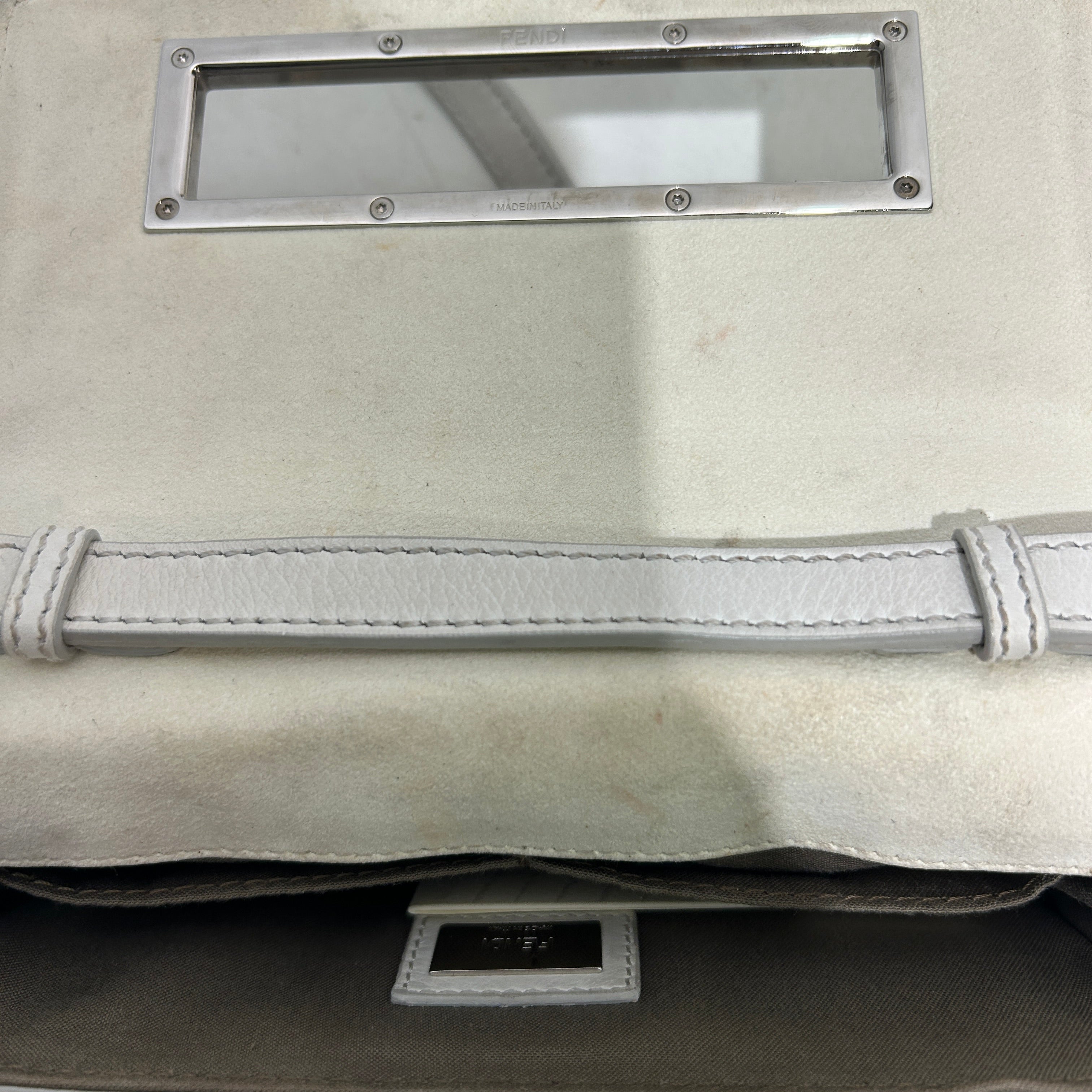 FENDI/Bag/WHT/RAINBOW GEMSTONE DETAILS view 6