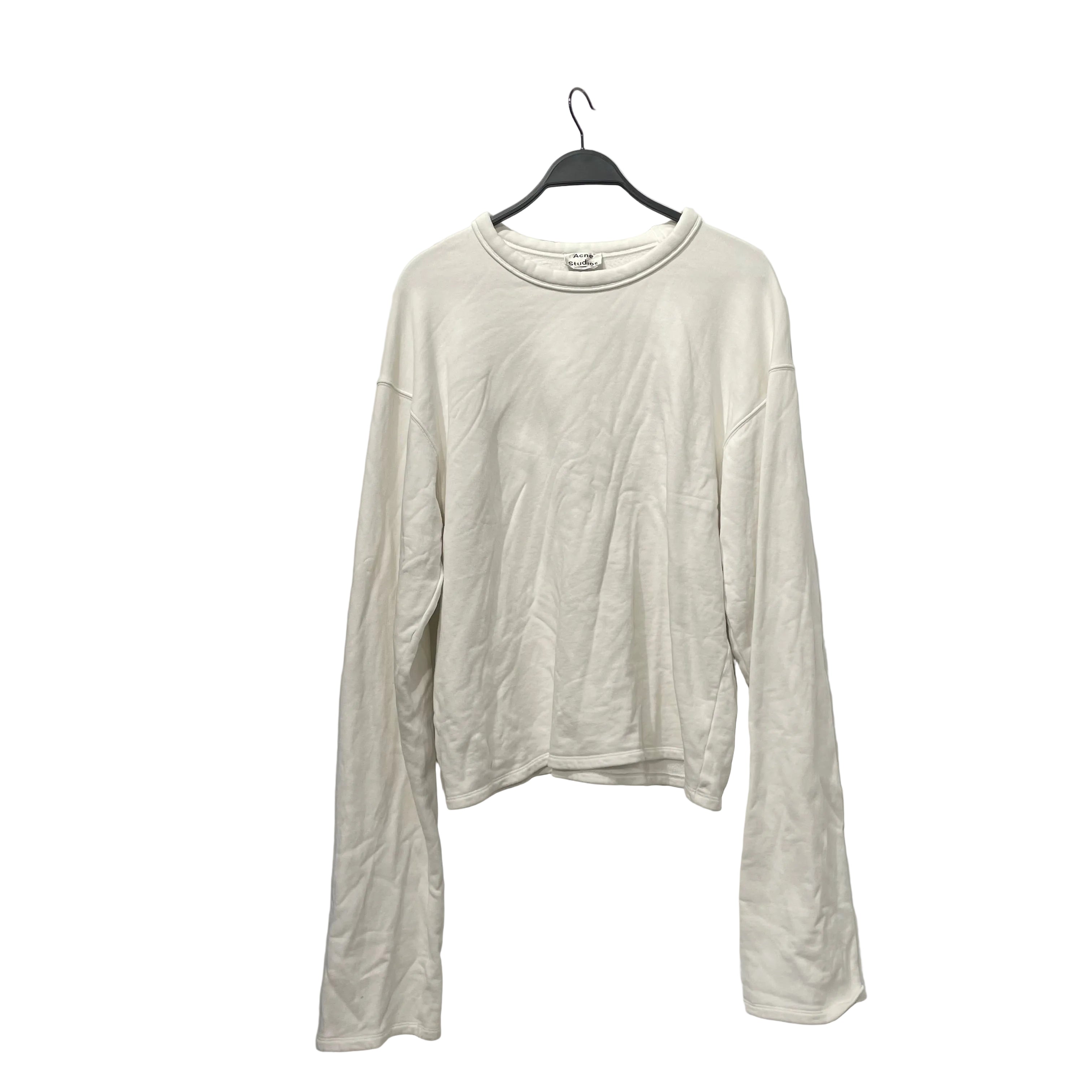 Acne Studios/Sweatshirt/M/Cotton/WHT/XL SLEEVES view 1