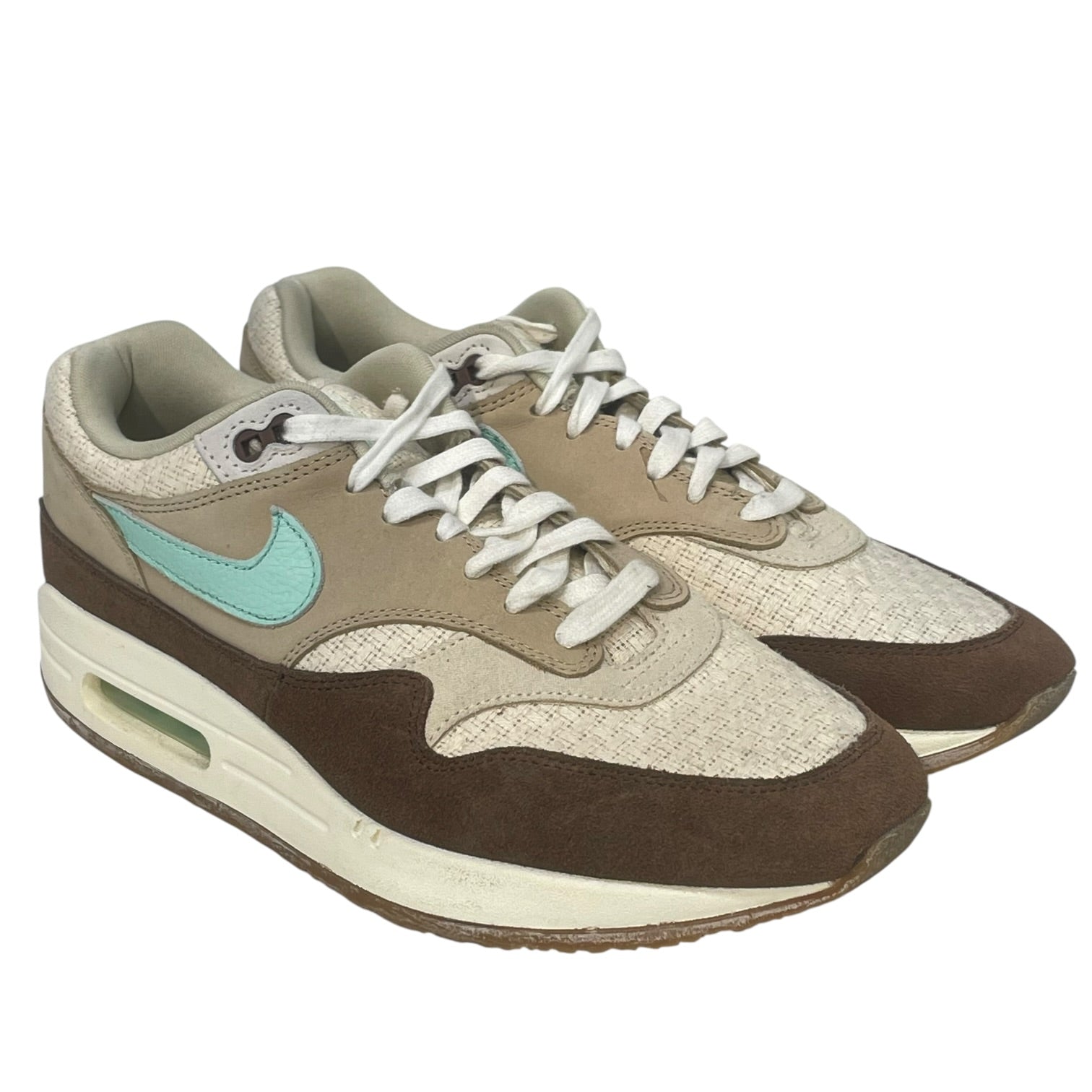 NIKE/AIR MAX 1 QS CREPE 2.0/Low-Sneakers/US 10.5/Cotton/CRM/FD5088-200 view 1
