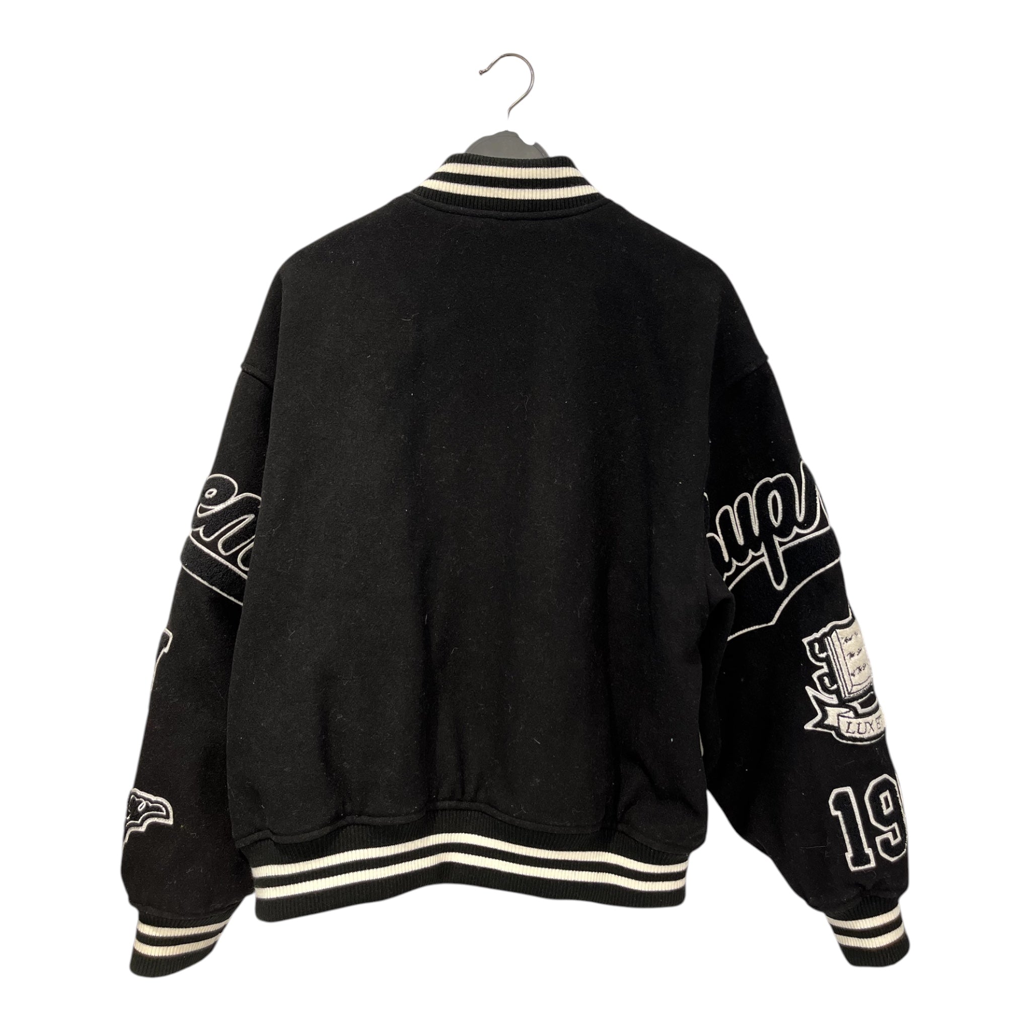 Supreme/Jacket/L/Wool/BLK/VARSITY JACKET view 2