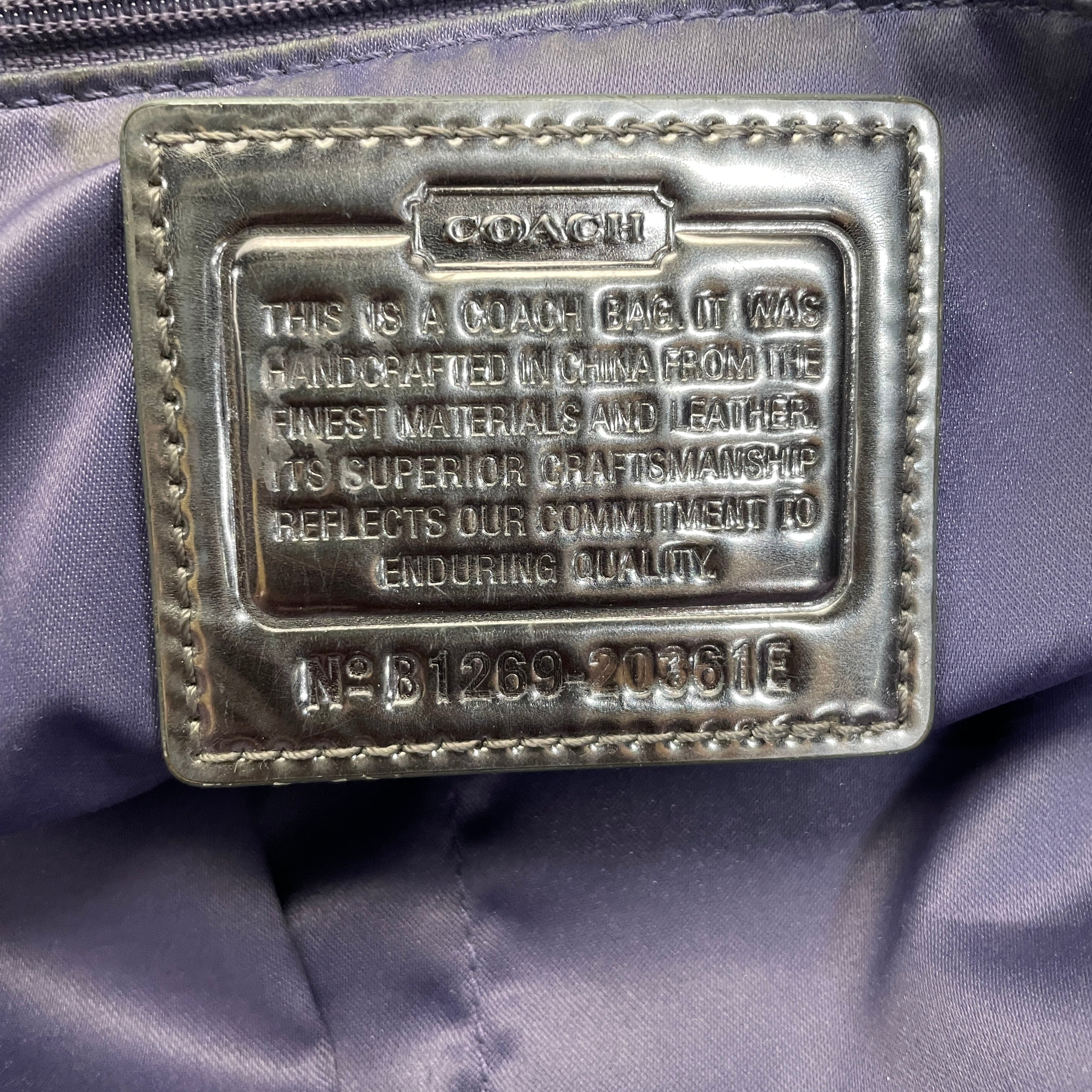 COACH/Hand Bag/Leather/SLV/poppy tote bag view 4