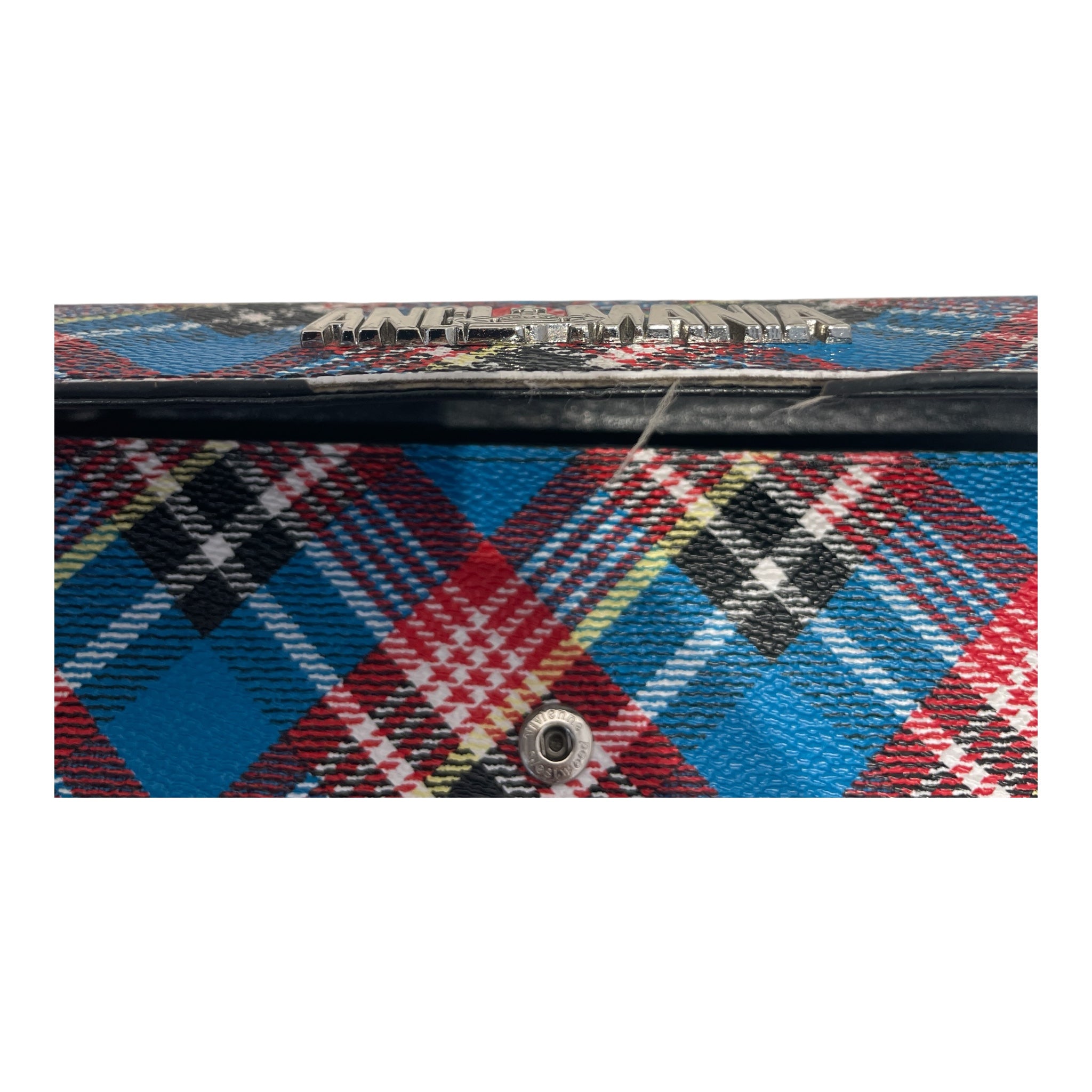 Vivienne Westwood/Long Wallet/Iridescent/Leather/BLU/L's/angel mani view 3