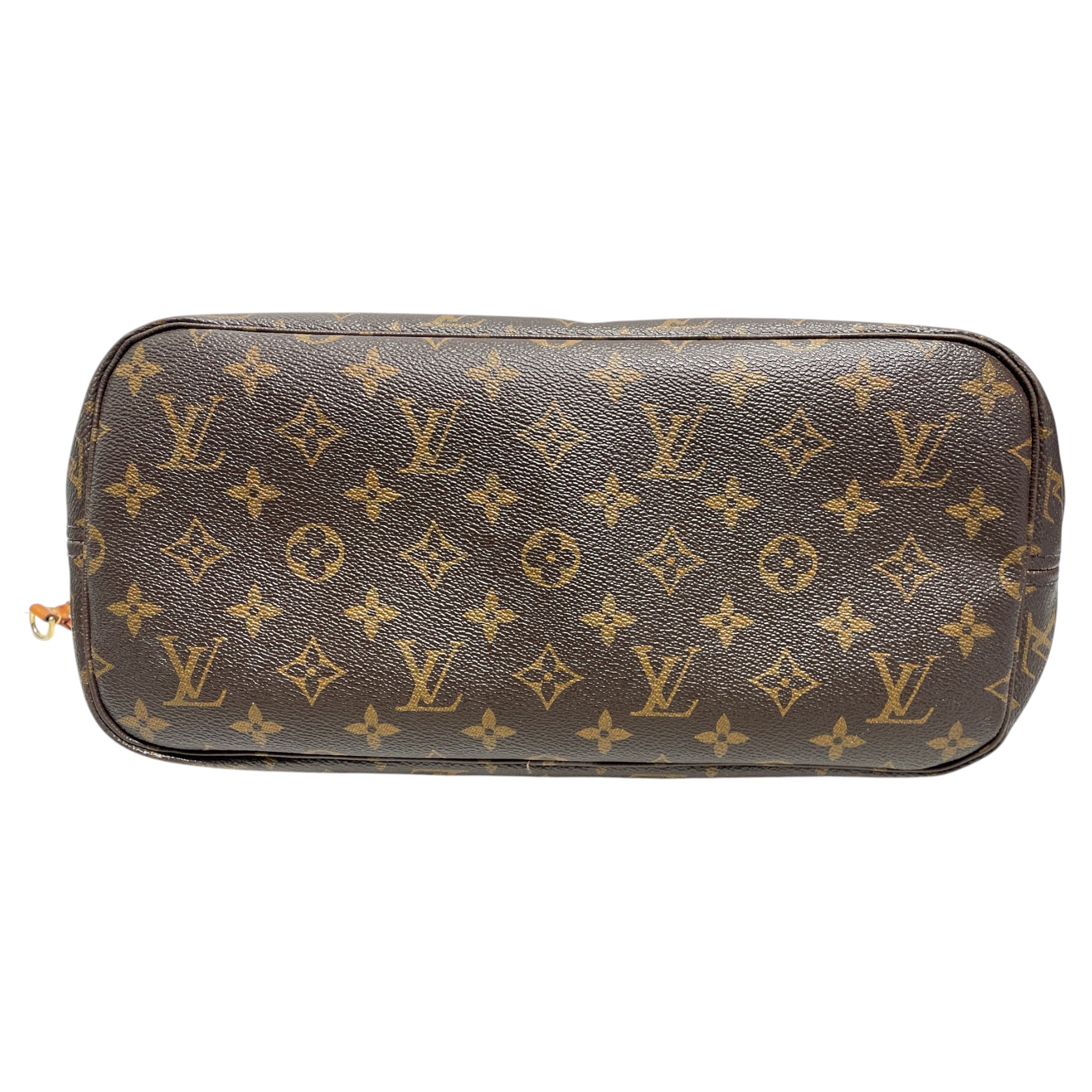 LOUIS VUITTON/Tote Bag/Monogram/BRW/NEVERFULL RED STRIPE INSIDE view 3