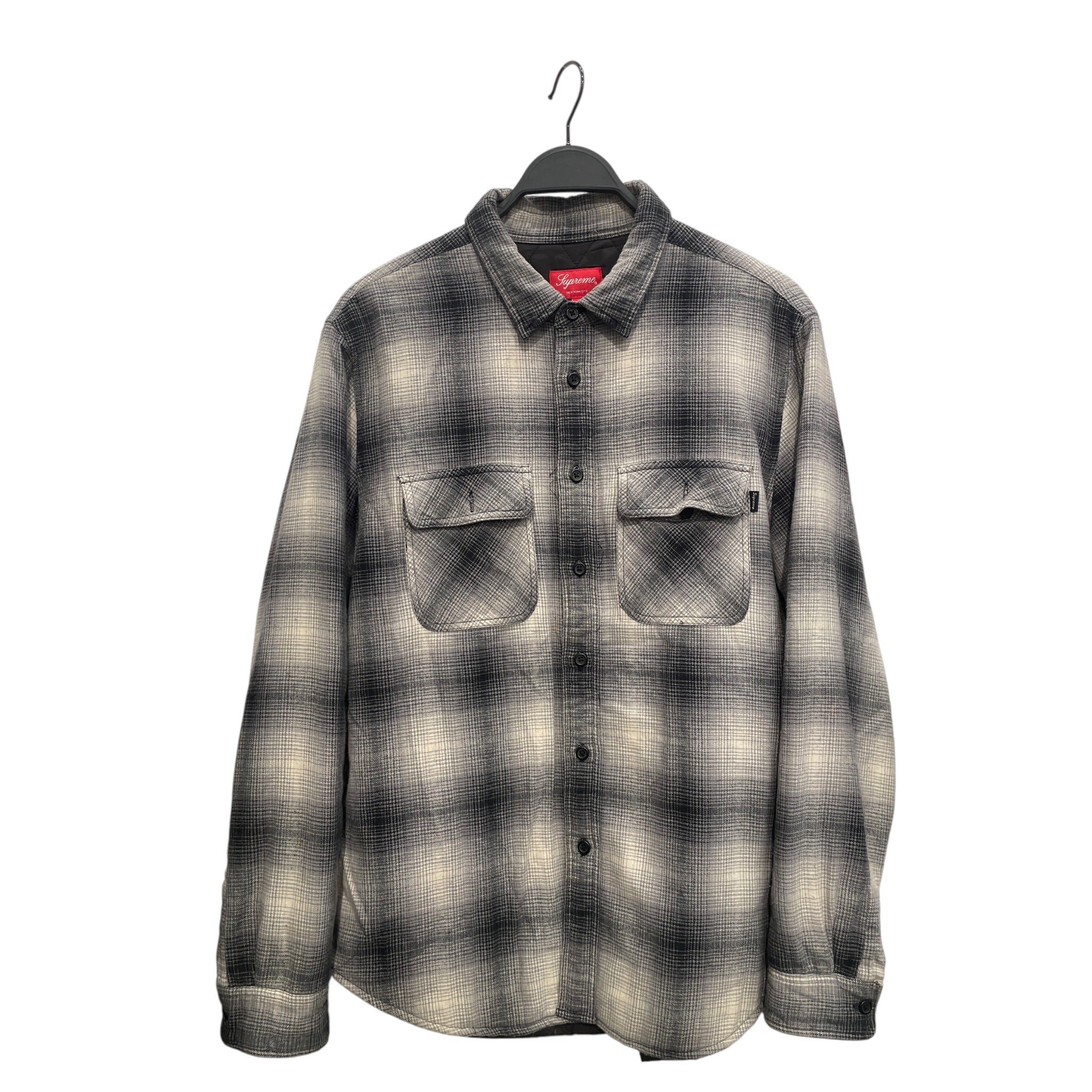 Supreme/Jacket/L/Cotton/GRY/FLANNEL JACKET view 1