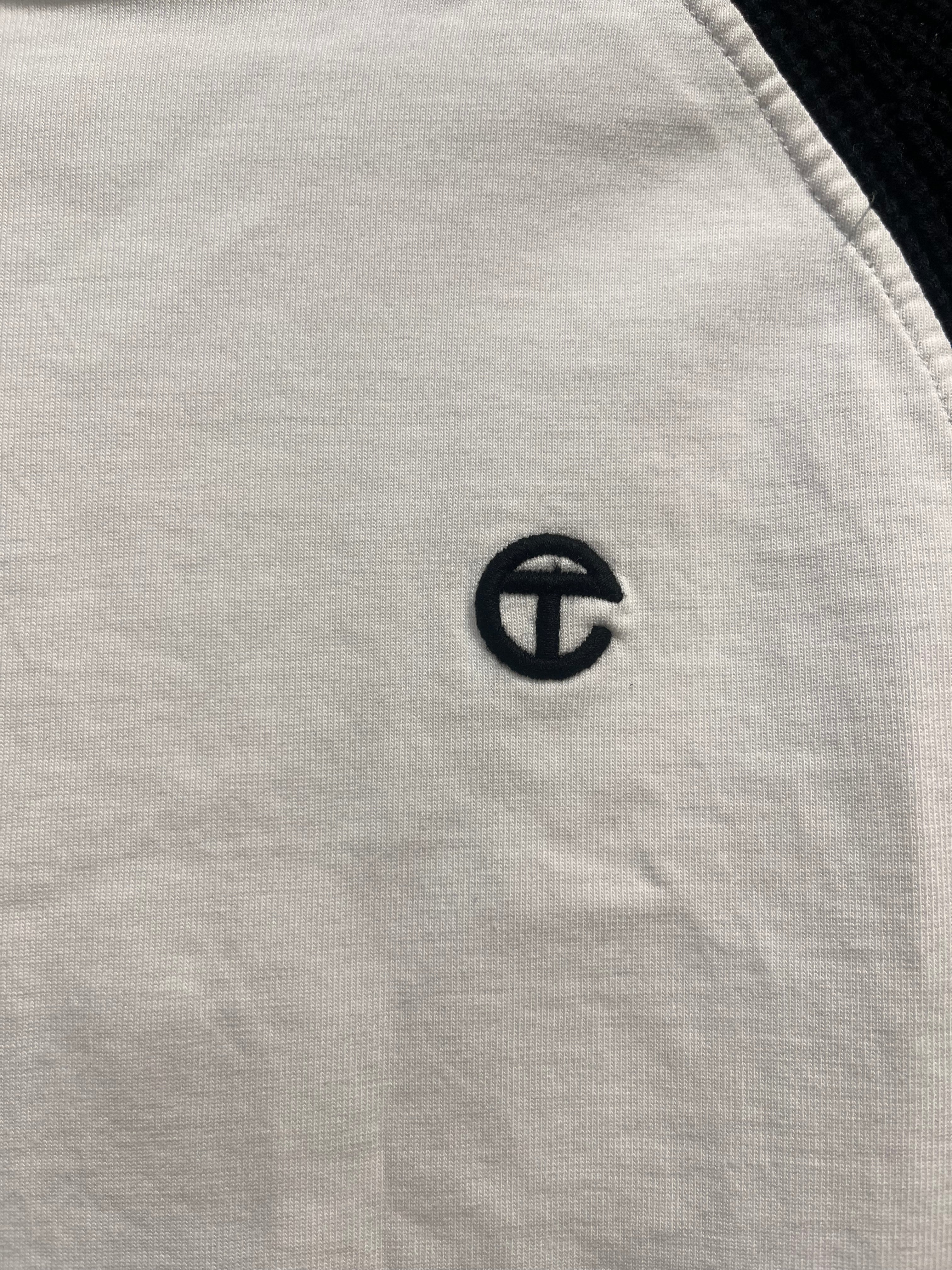 Telfar/Sweatshirt/Cotton/WHT/black knit sleeve sample view 5