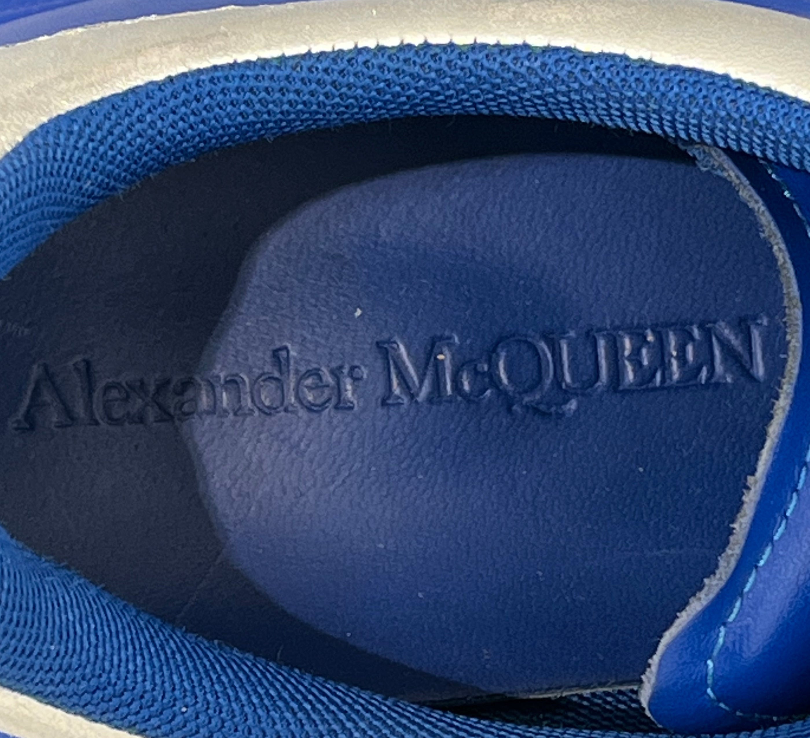 Alexander McQueen/Low-Sneakers/US 9/Leather/BLU/634871 BLU/SLV view 5
