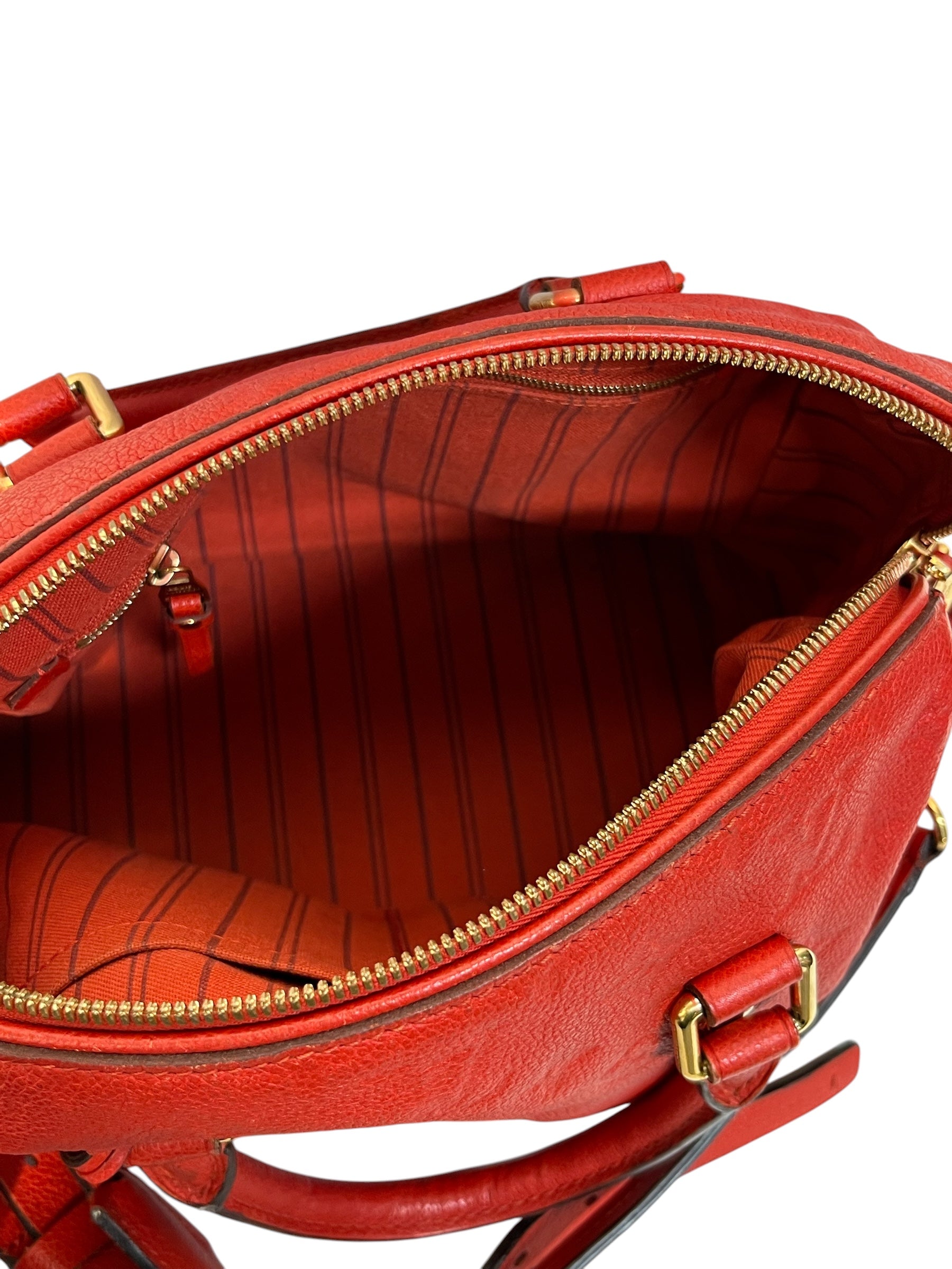 LOUIS VUITTON/Cross Body Bag/Monogram/Leather/RED/Empreinte Speedy Bandouliere view 5