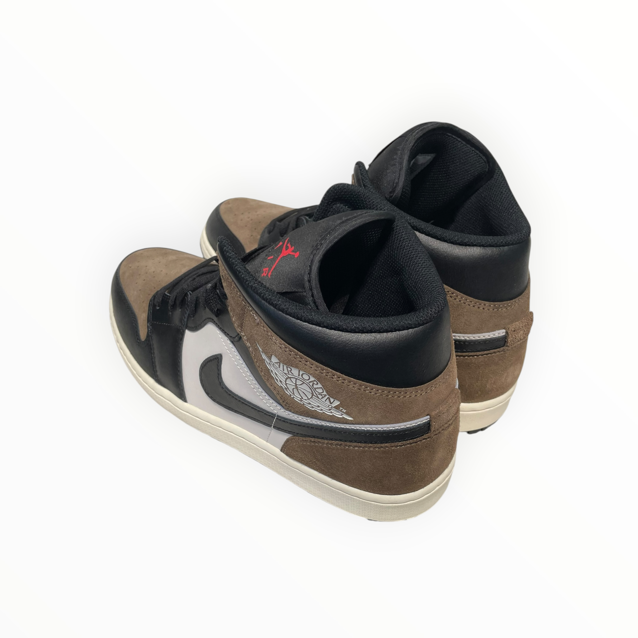 NIKE/AIR JORDAN 1 MID/Hi-Sneakers/US 14/Leather/BRW/DQ8426-007 view 2