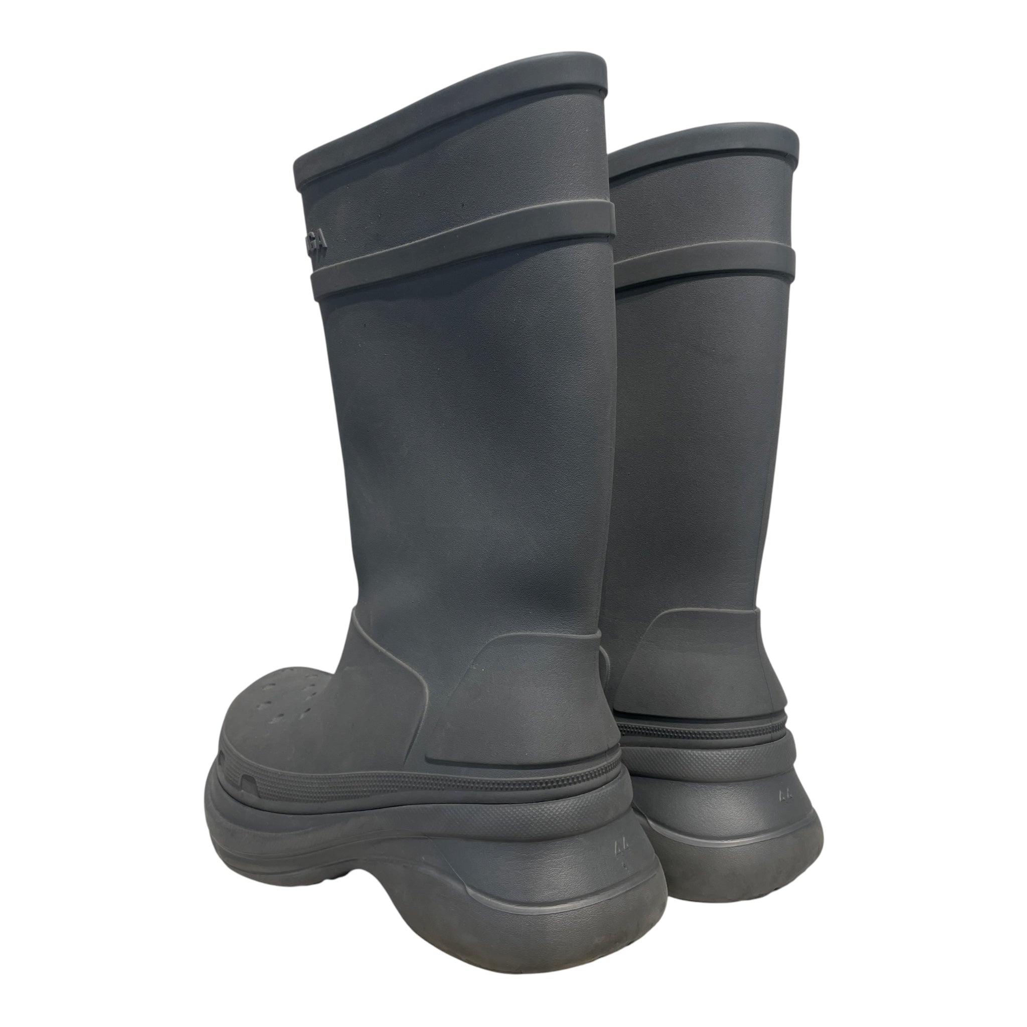BALENCIAGA/Boots/GRY/CROC BOOT view 2