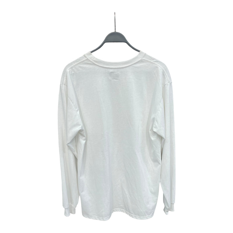 Needles/LS T-Shirt/M/White/Polyester/MR317
