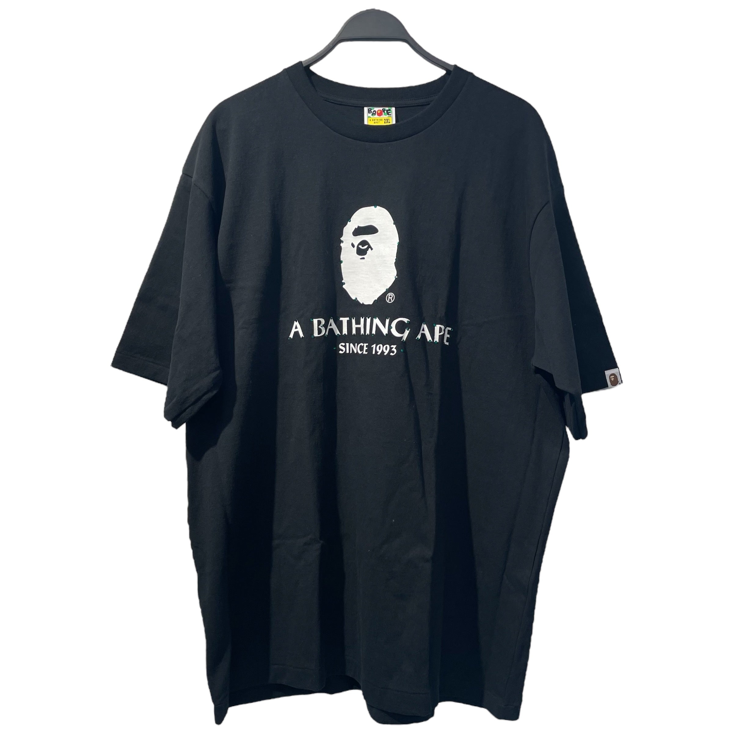 A BATHING APE/T-Shirt/XXL/Cotton/BLK/Graphic/A BATHING APE SWARVORSKI TEE view 1
