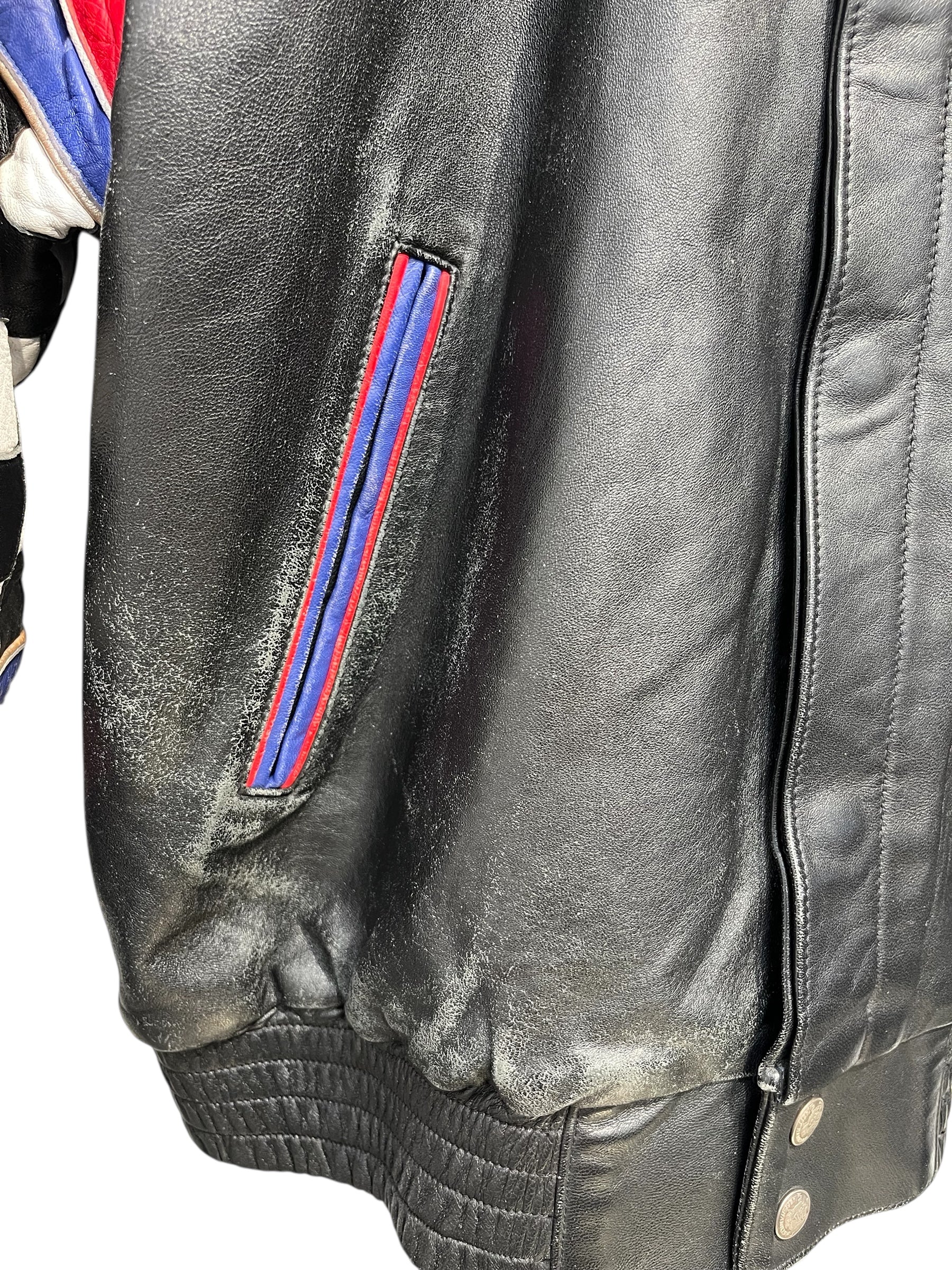 JEFF HAMILTON/Leather Jkt/L/Leather/BLK/All Over Print/COORS LIGHT WINSTON 42 view 2