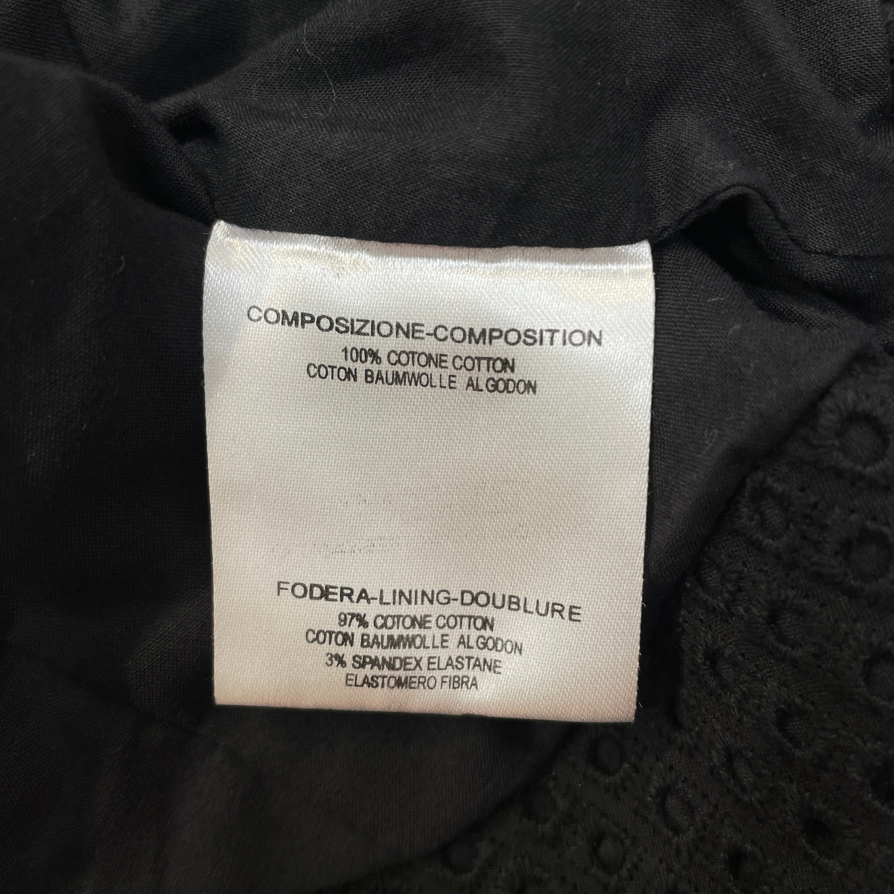 Alexander McQueen/Tailored Jkt/36/Cotton/BLK/cropped collared jacket view 4