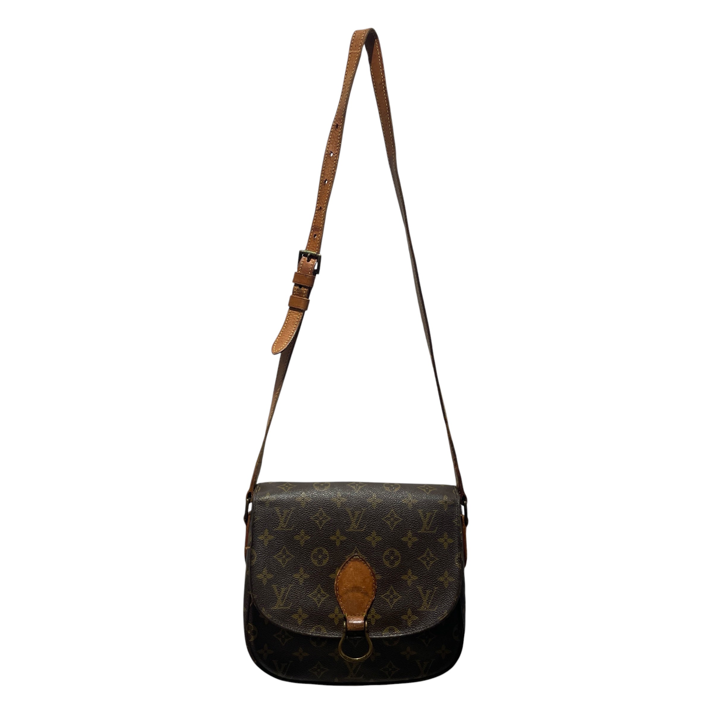 LOUIS VUITTON/Cross Body Bag/Monogram/Leather/BRW/Saint Cloud Handbag view 1