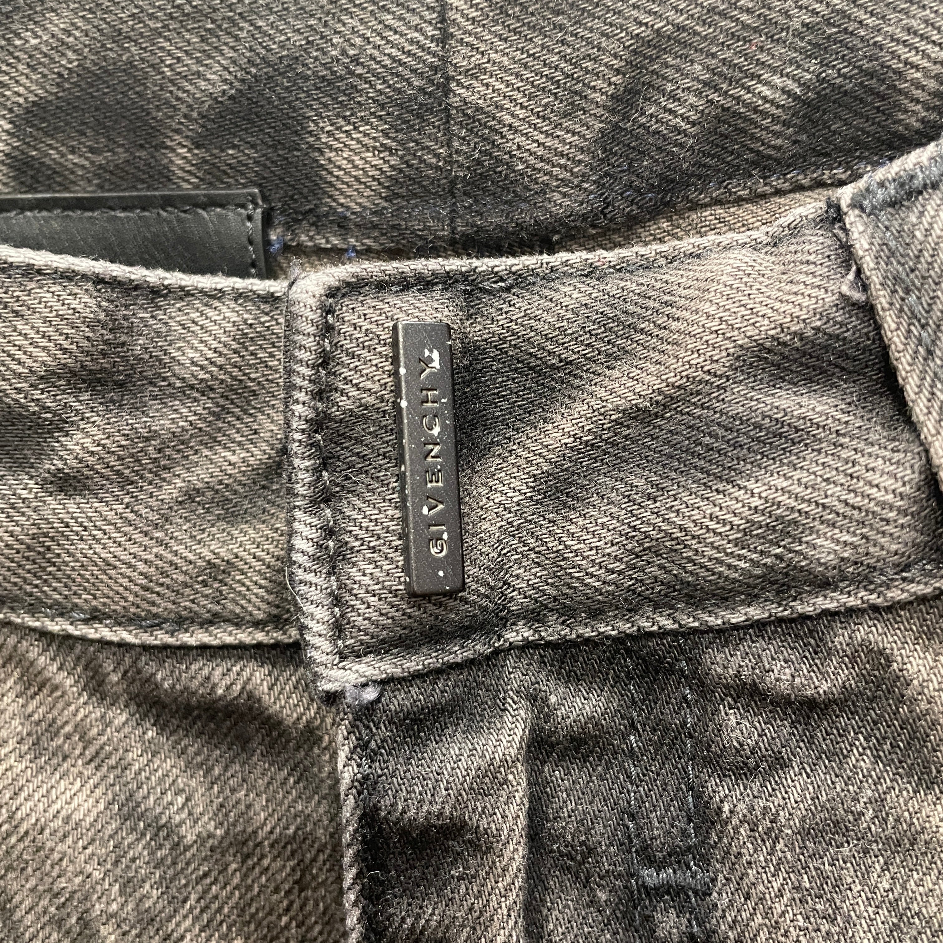 GIVENCHY/Straight Pants/30/Denim/BLK/STRAIGHT WASHED DENIM view 6