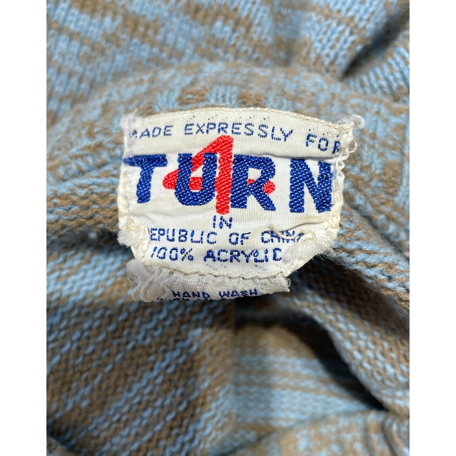 TURN/Sweater/L/Cotton/BLU/Moose and Orange Sun view 3