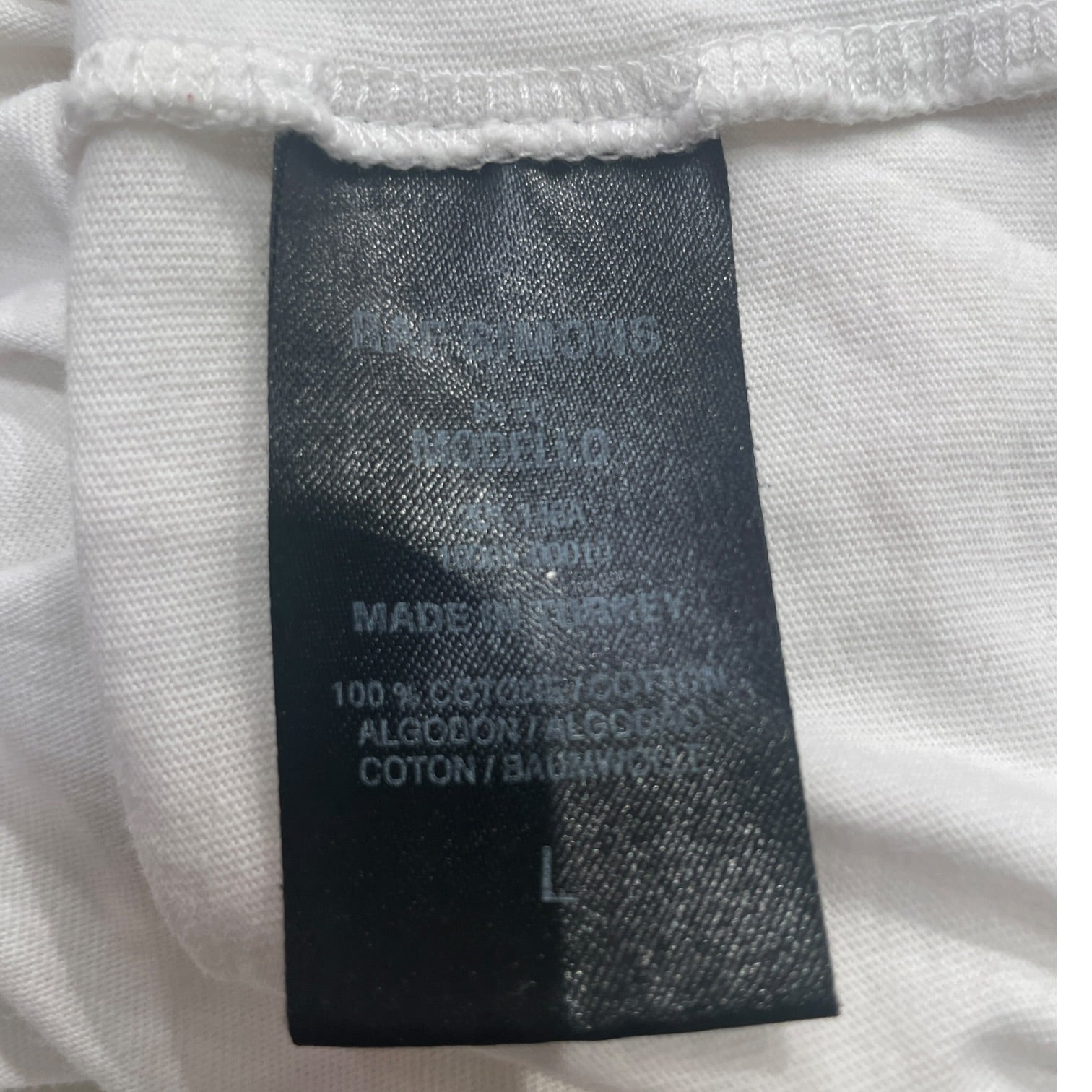 RAF SIMONS/Tank Top/L/Cotton/WHT/Graphic/ view 4