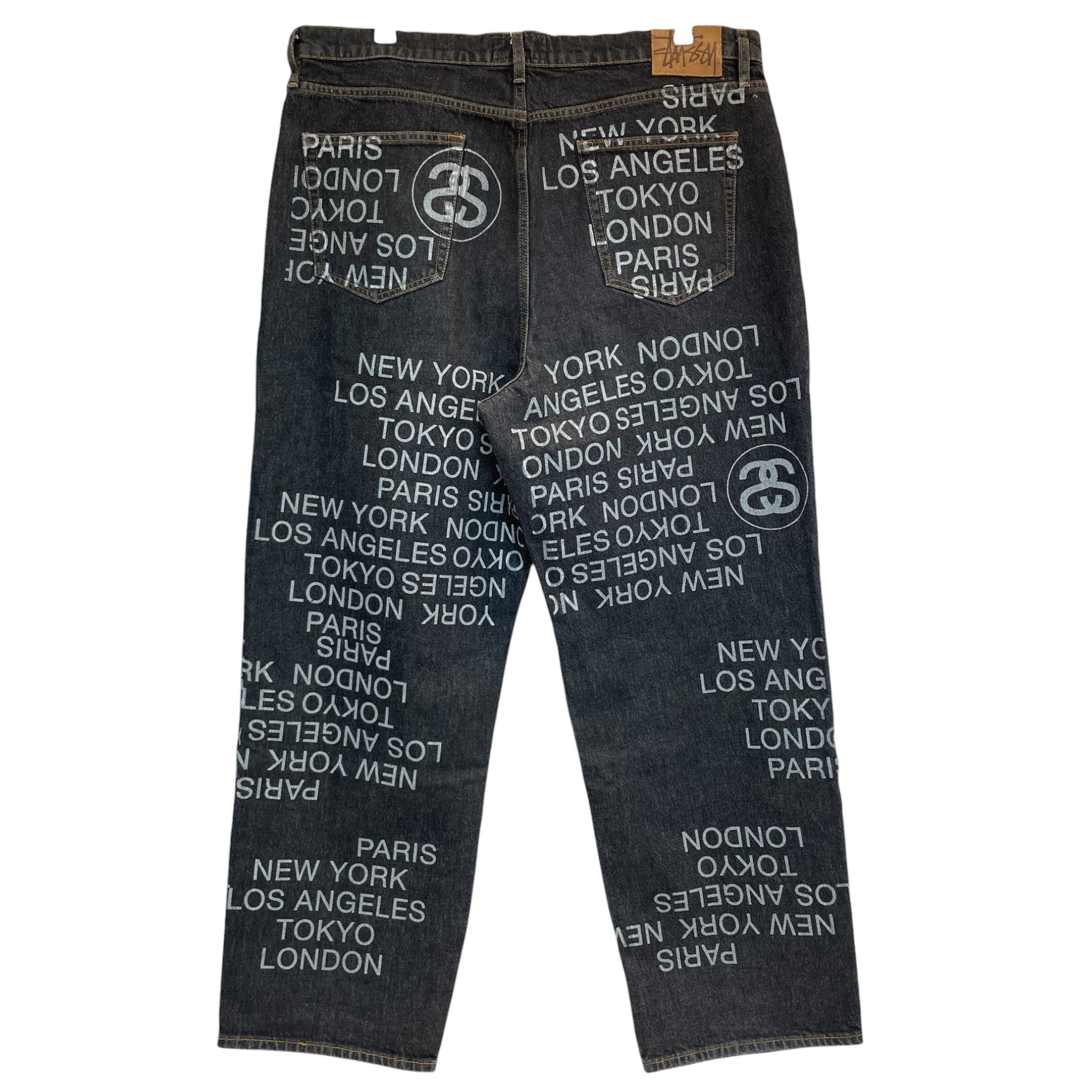 STUSSY/Pants/38/Denim/BLK/bigol denim city/nyc la paris view 2