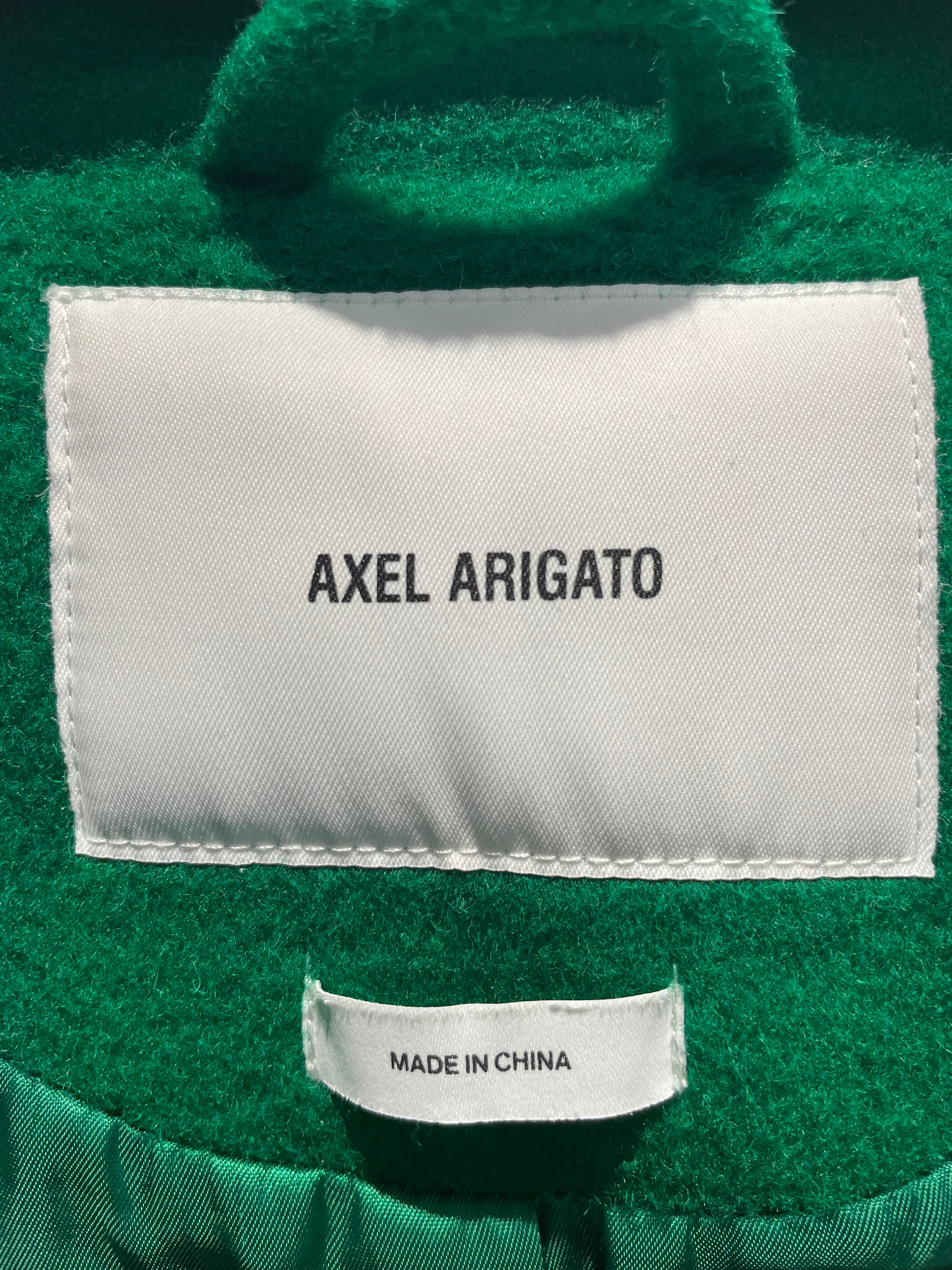 Axel Arigato/Baseball Jkt/M/Wool/GRN/Letterman Jacket view 3
