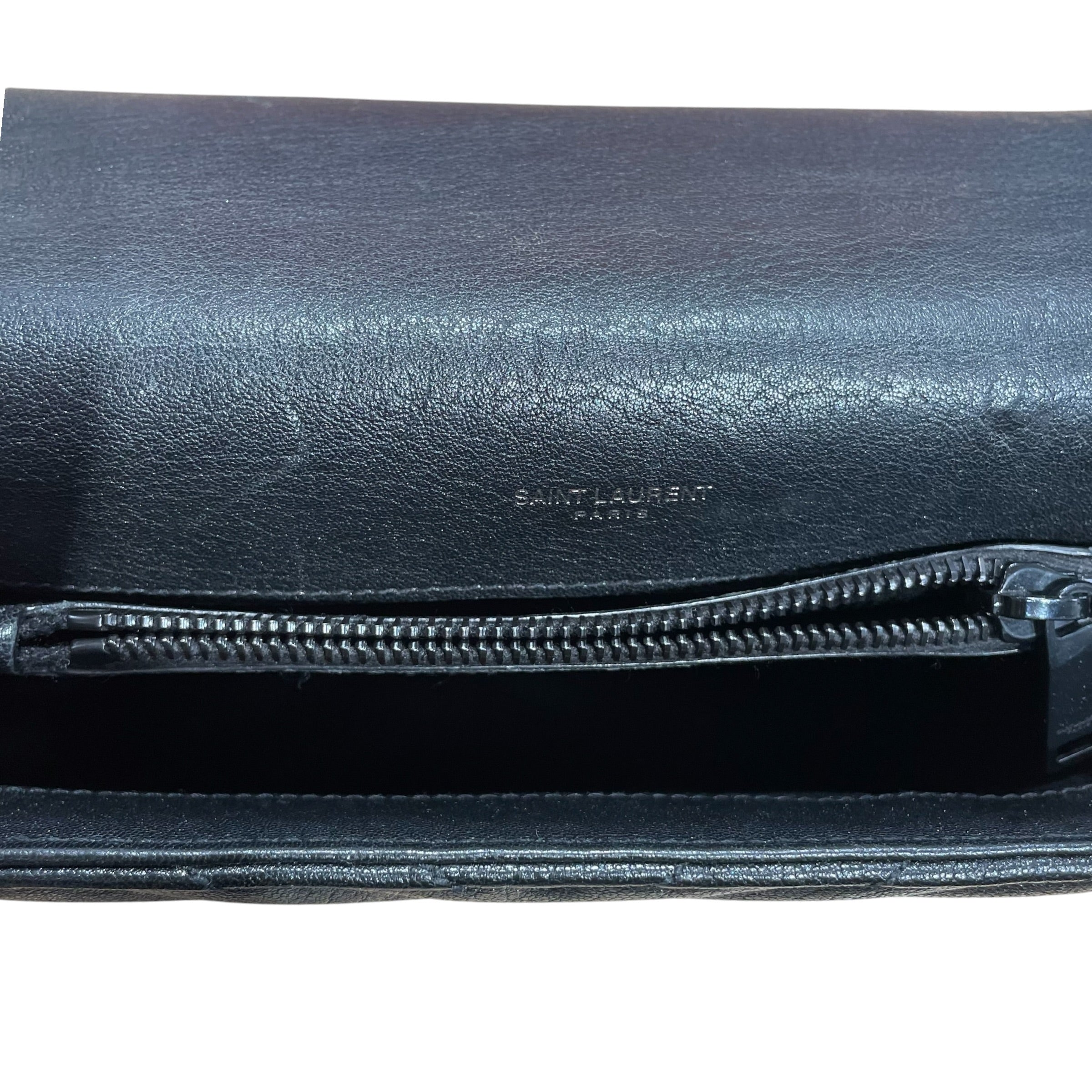 YVES SAINT LAURENT/Cross Body Bag/Leather/BLK/MEDIUM COLLEGE BAG view 4