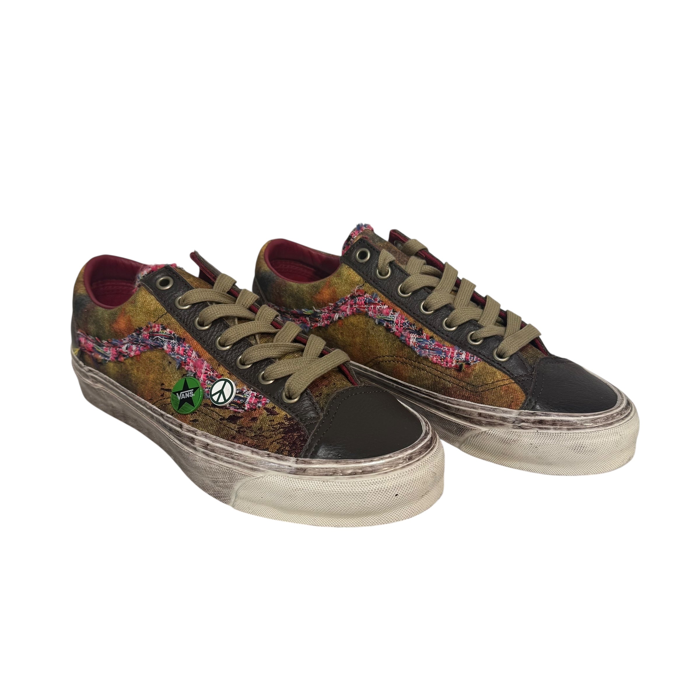 VANS/Low-Sneakers/US 7.5/All Over Print/Cotton/MLT/Souvenir Old Skool 36 view 2