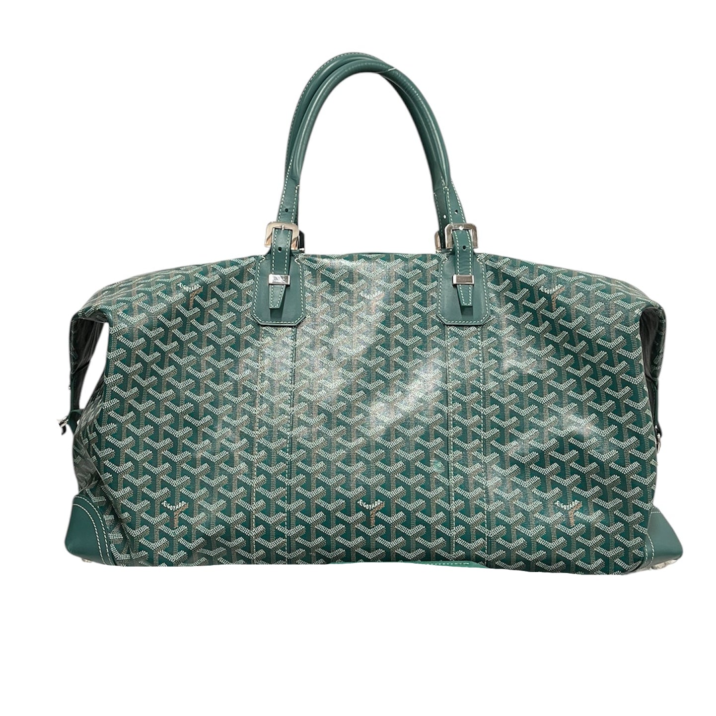 GOYARD/Luggage/Monogram/Leather/GRN/Boeing 55 Duffel view 1