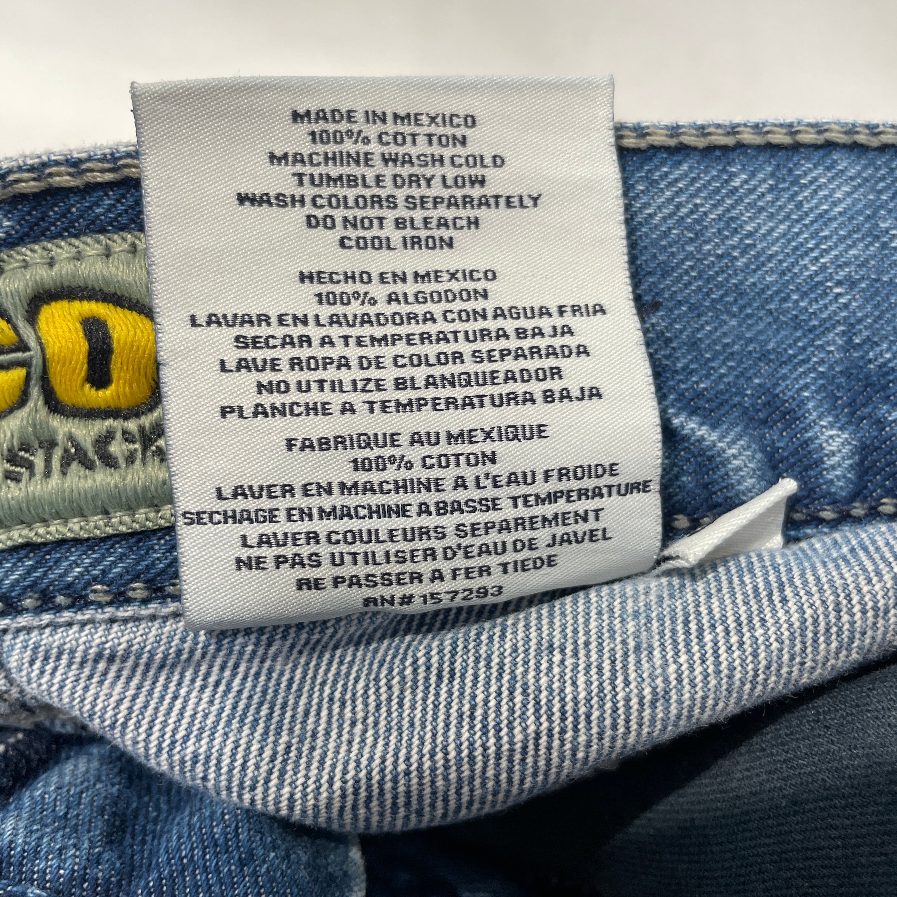 JNCO/Shorts/38/Cotton/BLU/179 / Stacks view 4
