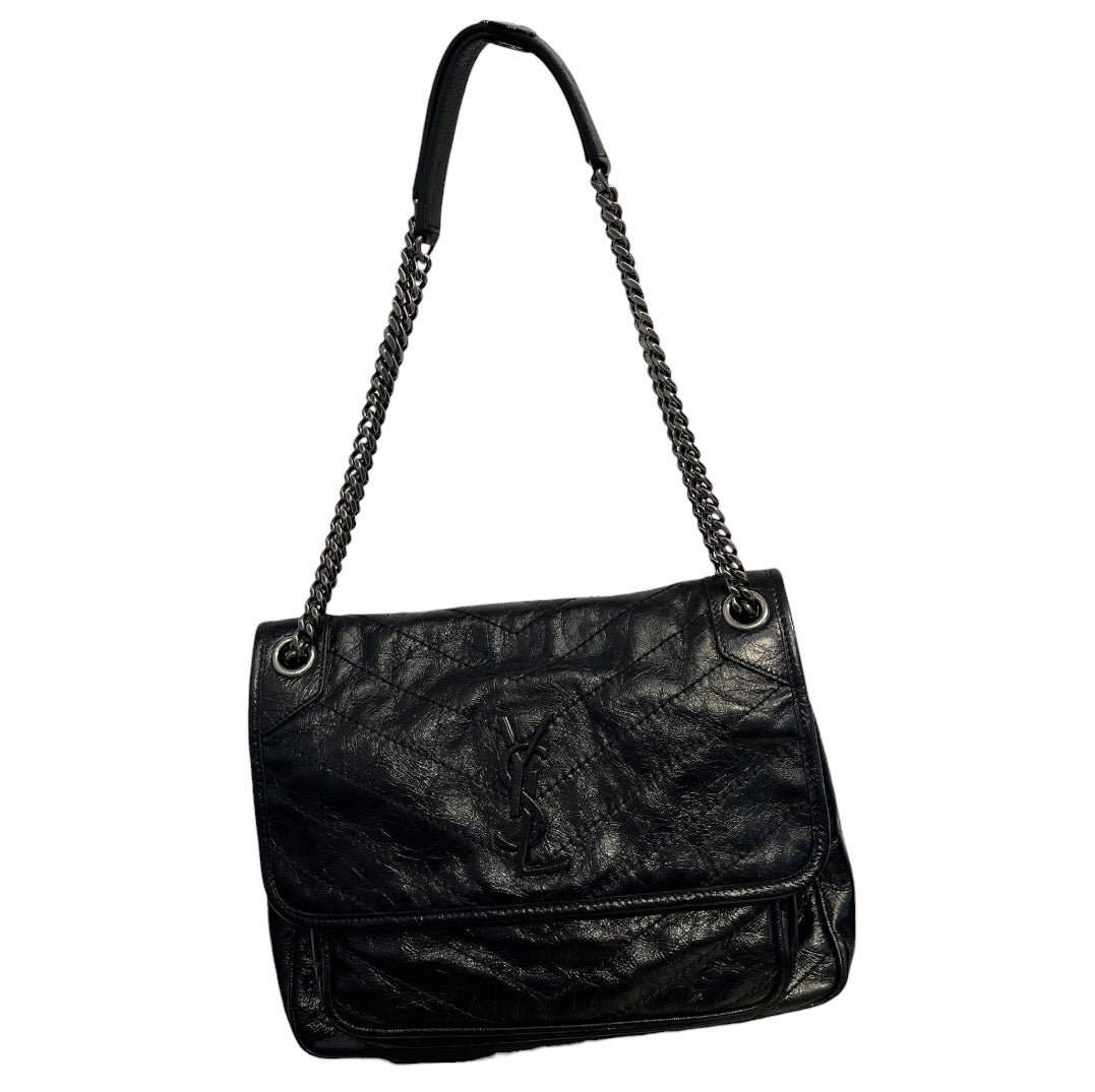 YVES SAINT LAURENT/Cross Body Bag/Leather/BLK/NIKI view 1