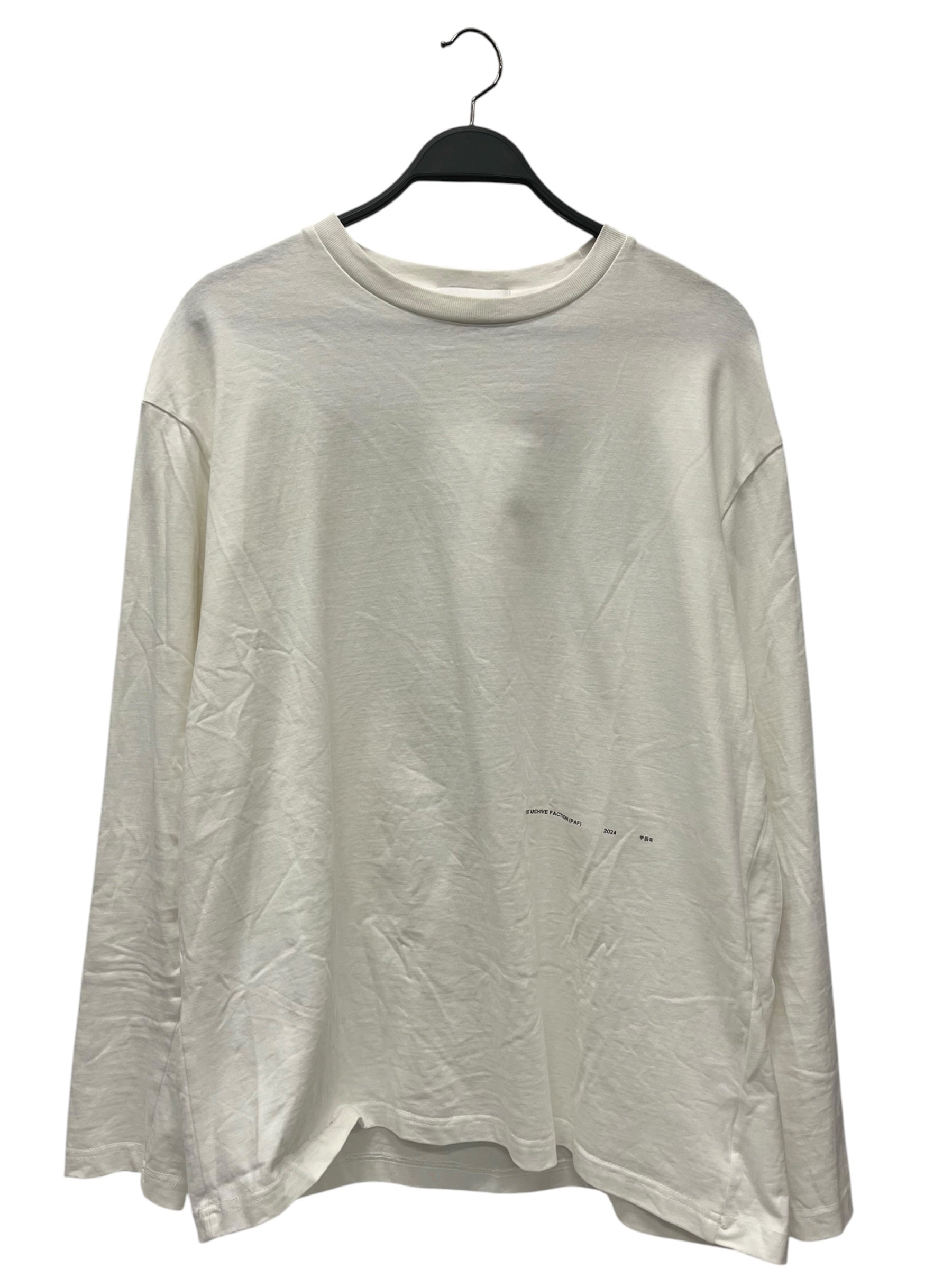 POST ARCHIVE FACTION/LS T-Shirt/L/Cotton/WHT/(RIGHT )  2024 view 1