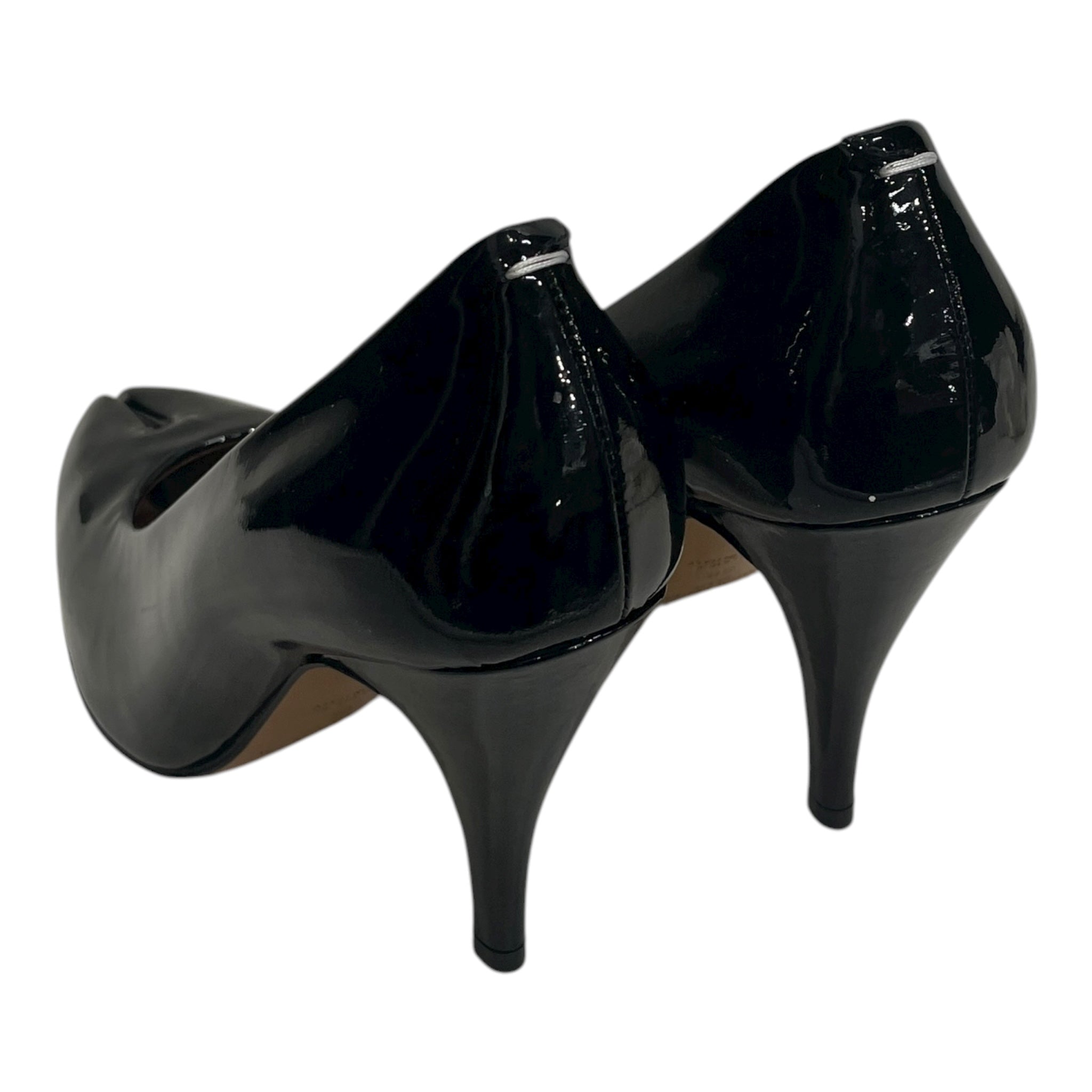 Maison Margiela/Heels/EU 38/Leather/BLK/TABI PATENT HEEL view 2