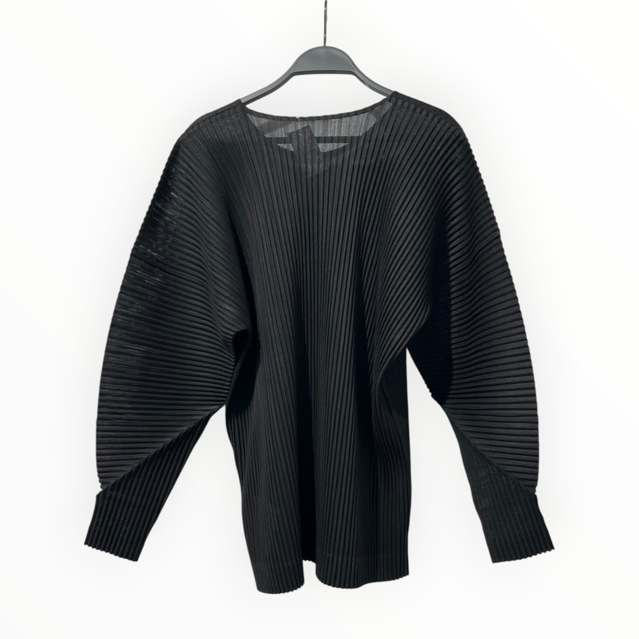 PLEATS PLEASE ISSEY MIYAKE/LS T-Shirt/3/Polyester/BLK/HP66JK235/3 NWT LS view 2