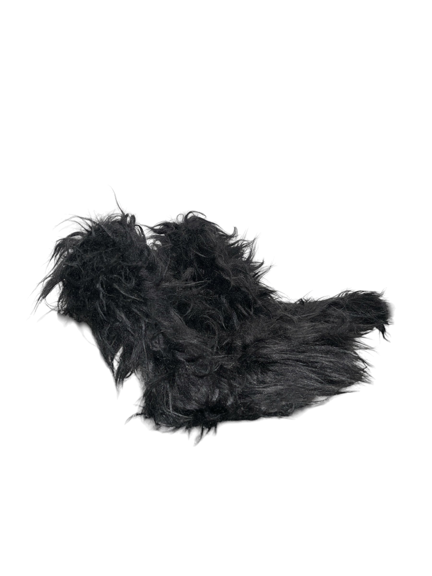 BALENCIAGA/Heels/EU 36/Fur/BLK/flex fur 110 faux fur pump view 1