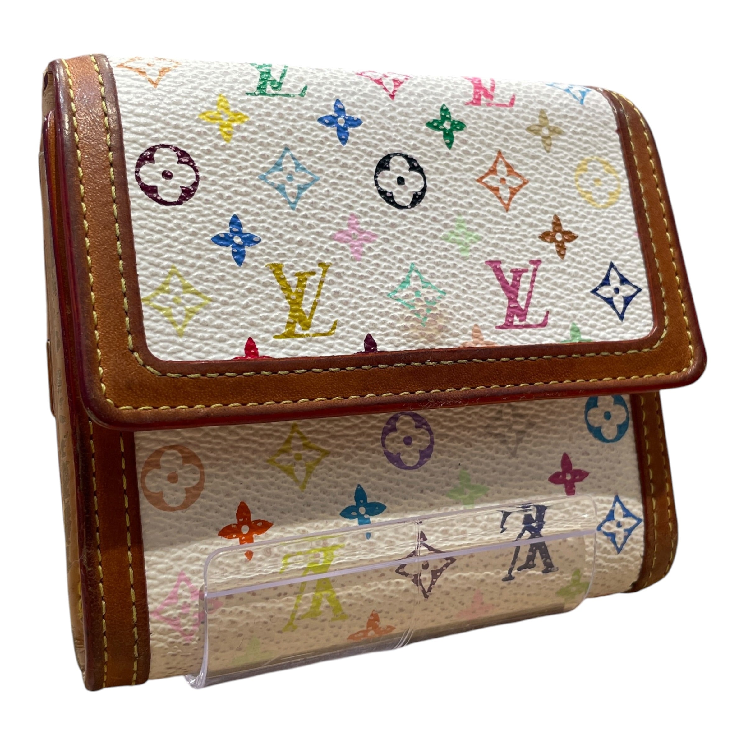 LOUIS VUITTON/Wallet/Monogram/Leather/MLT/L's/Port Monnivier Card Wallet view 2