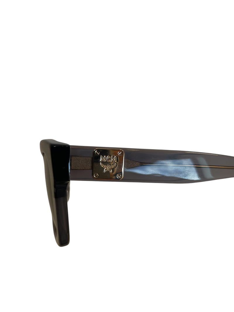 MCM/Sunglasses/Monogram/Plastic/BLK/