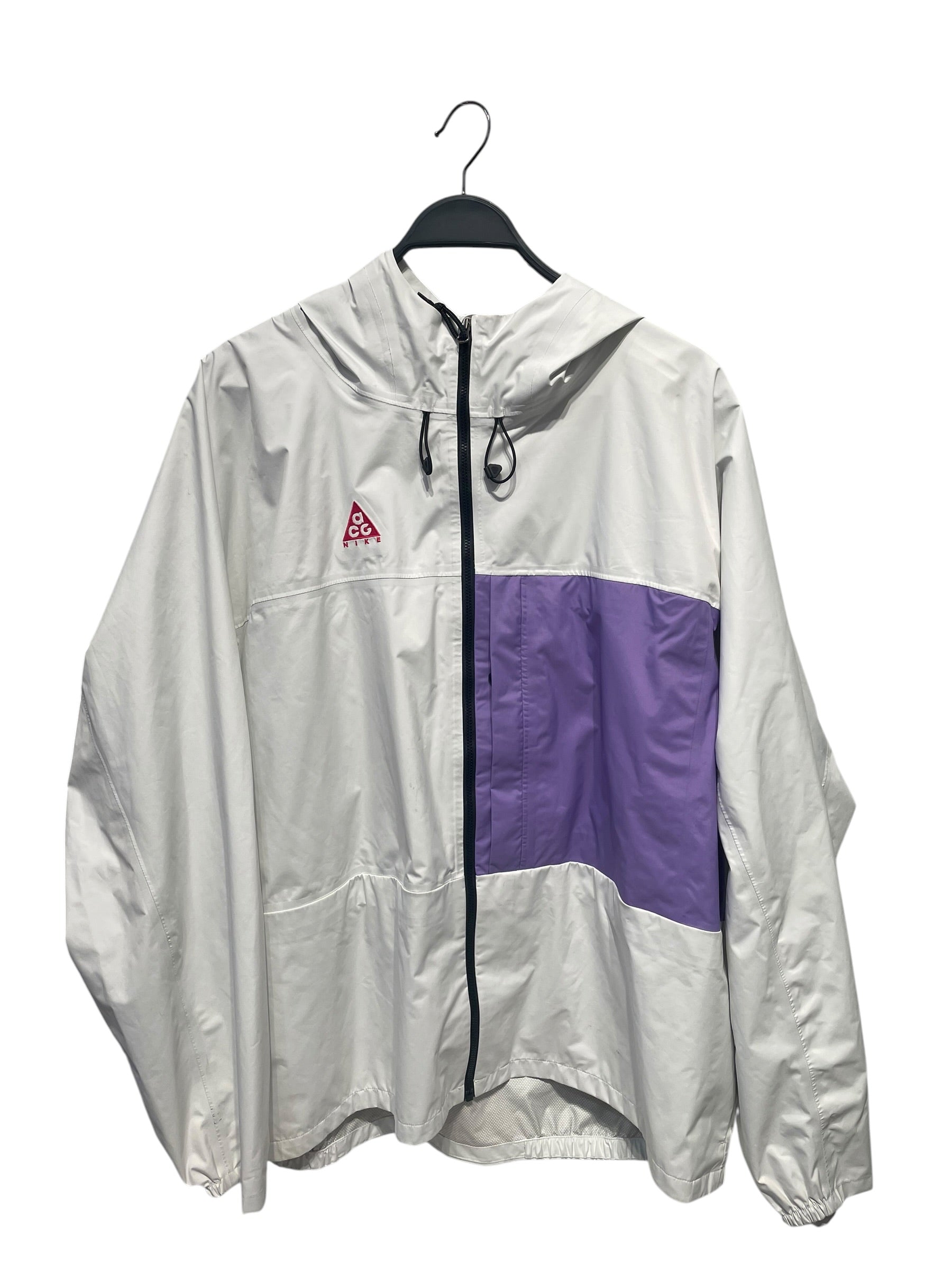 NIKE ACG/Windbreaker/L/Nylon/WHT/ view 1