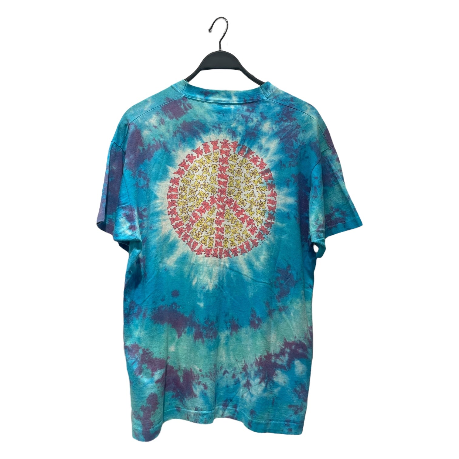 Vintage/T-Shirt/XL/Cotton/BLU/All Over Print/1990 GRATEFUL DEAD PEACE view 2