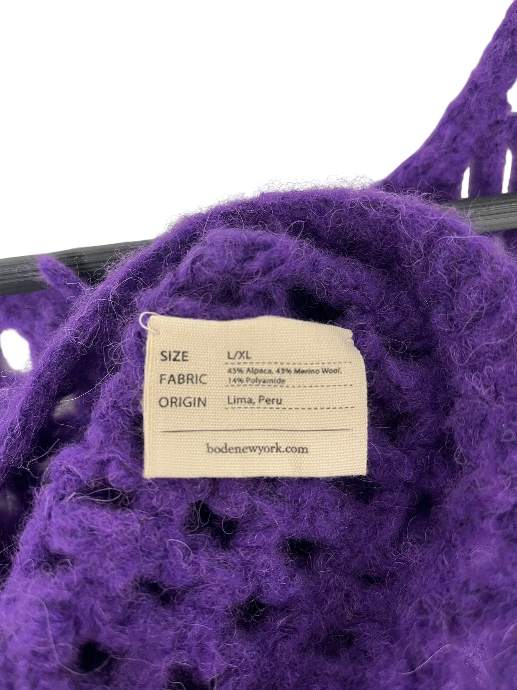 BODE/Knitted Vest/L/Wool/PPL/WAFFLE KNIT view 4