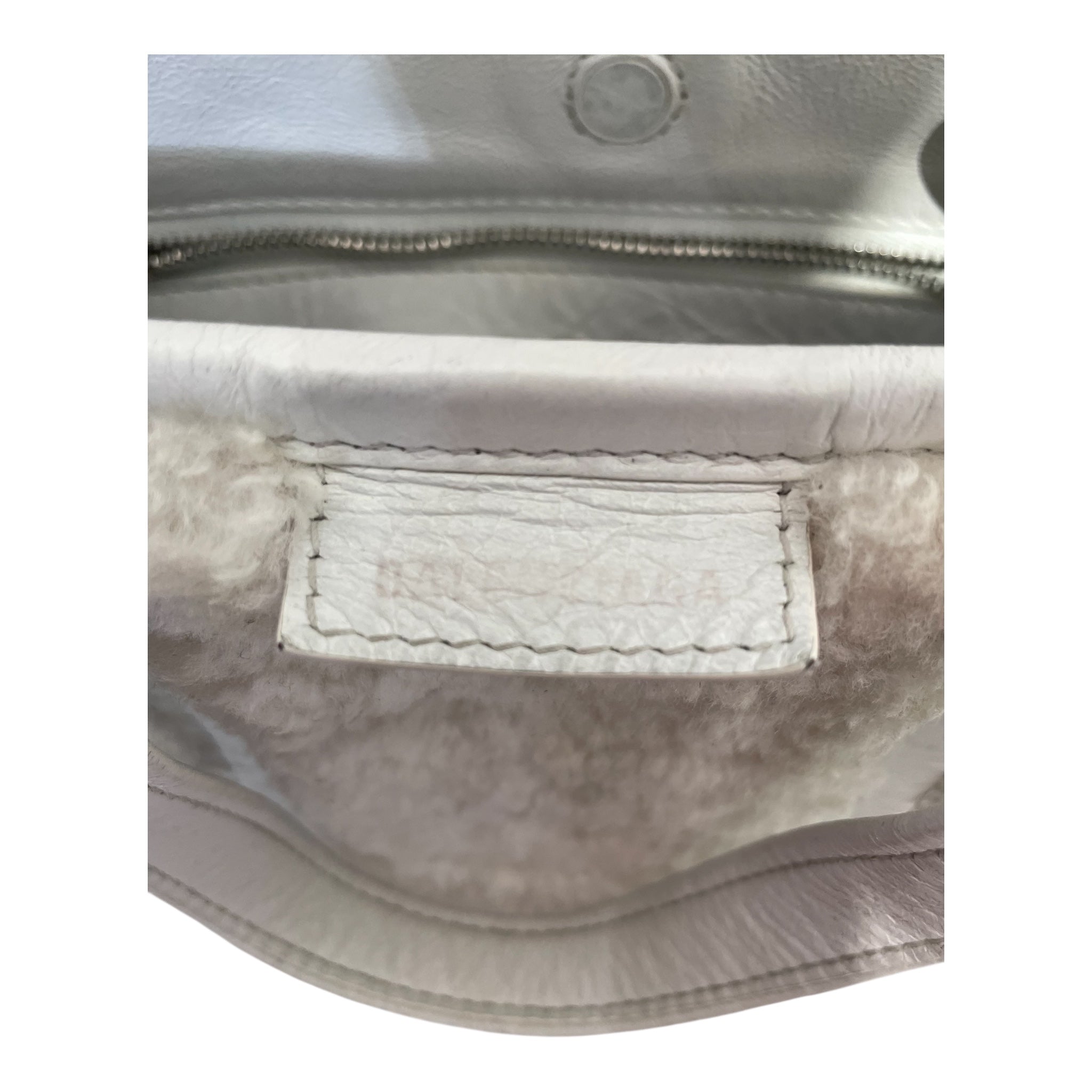 BALENCIAGA/Hand Bag/Wool/WHT/sherpa view 6